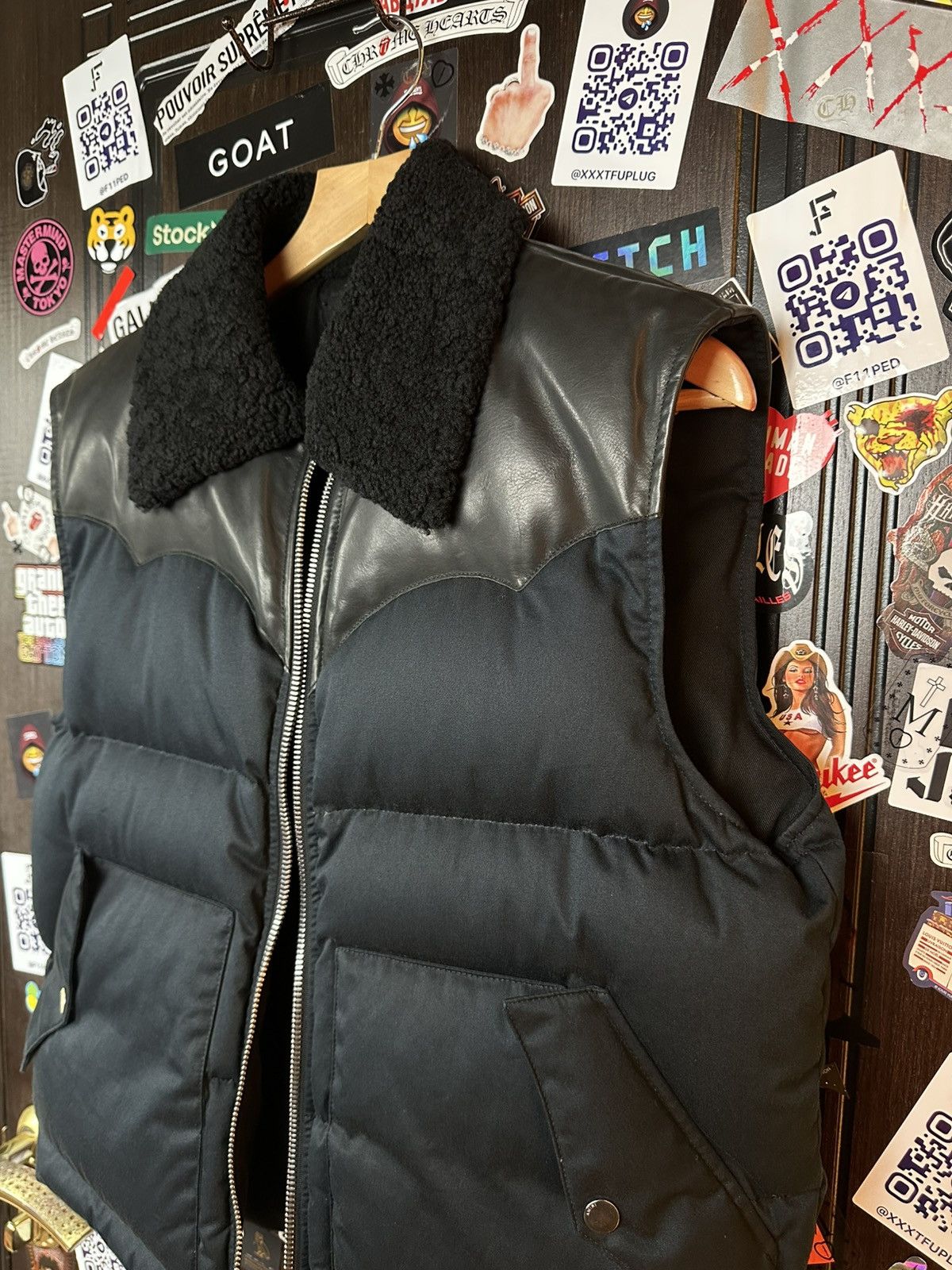Amiri Amiri Leather Embellished Vest Sherpa Size US S / EU 44-46 / 1 - 6 Thumbnail