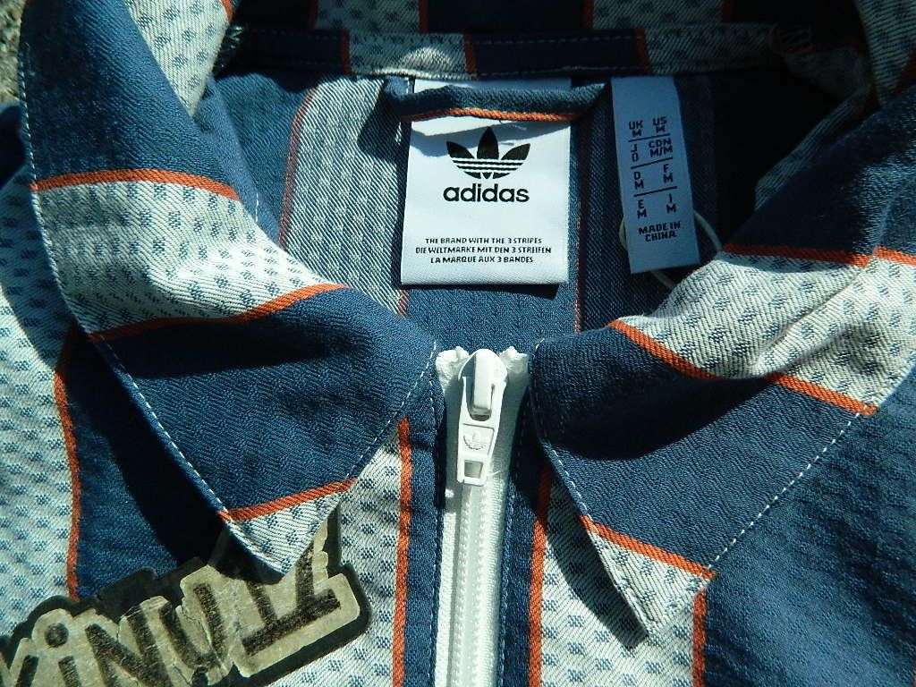 Adidas Adidas Originals SAMPLE Striped Warm Up Jacket Full Zip M Size US M / EU 48-50 / 2 - 5 Thumbnail