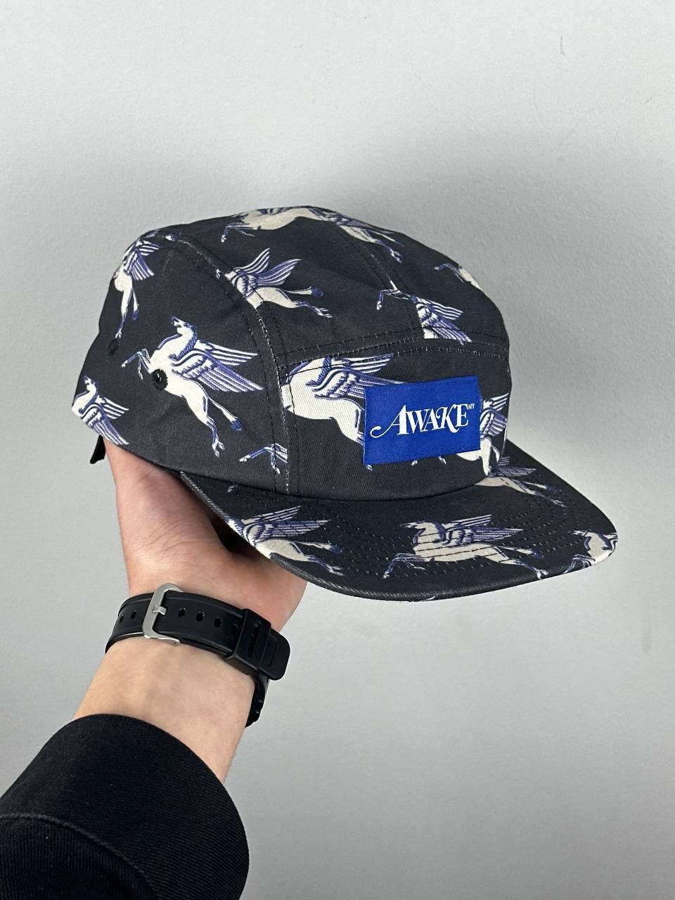 Awake NY Awake NY Printed 5 Pannel Snapback Hat Rare Size ONE SIZE - 2 Thumbnail