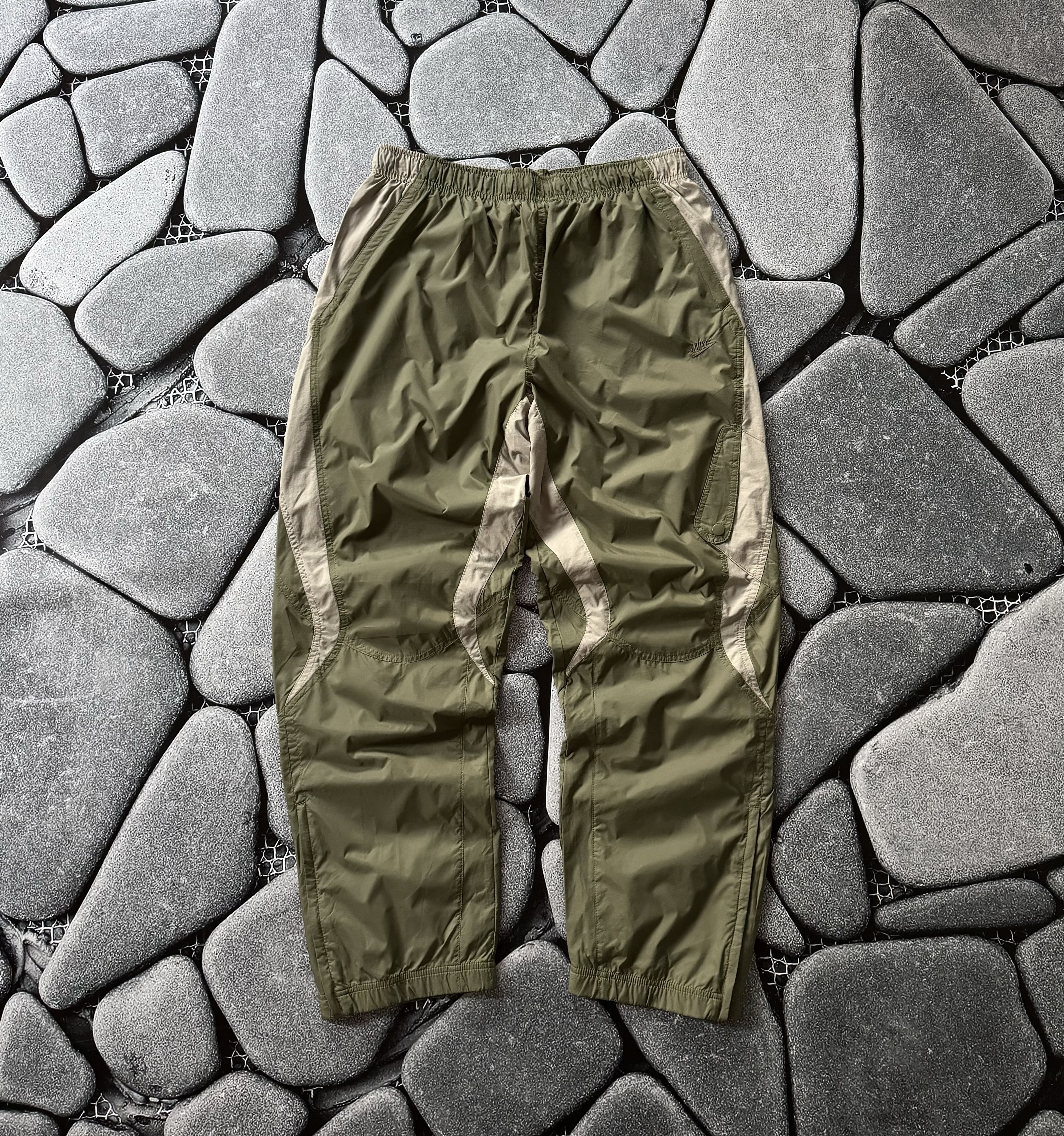 Nike NIKE TRACK VINTAGE PANT LIMITED EDITION Y2K GORPCORE KHAKI Size US 36 / EU 52 - 1 Thumbnail