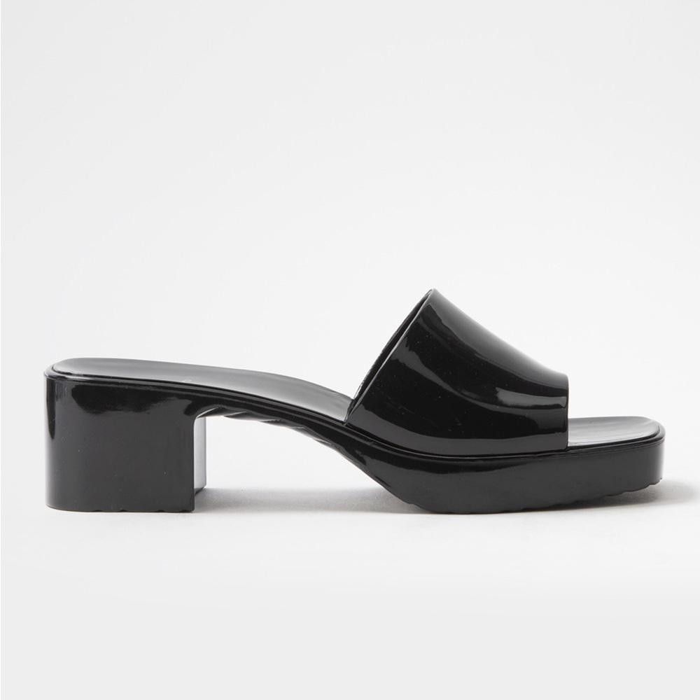 Tillys Black Sandal Mules Size US 9 / IT 39 - 2 Thumbnail