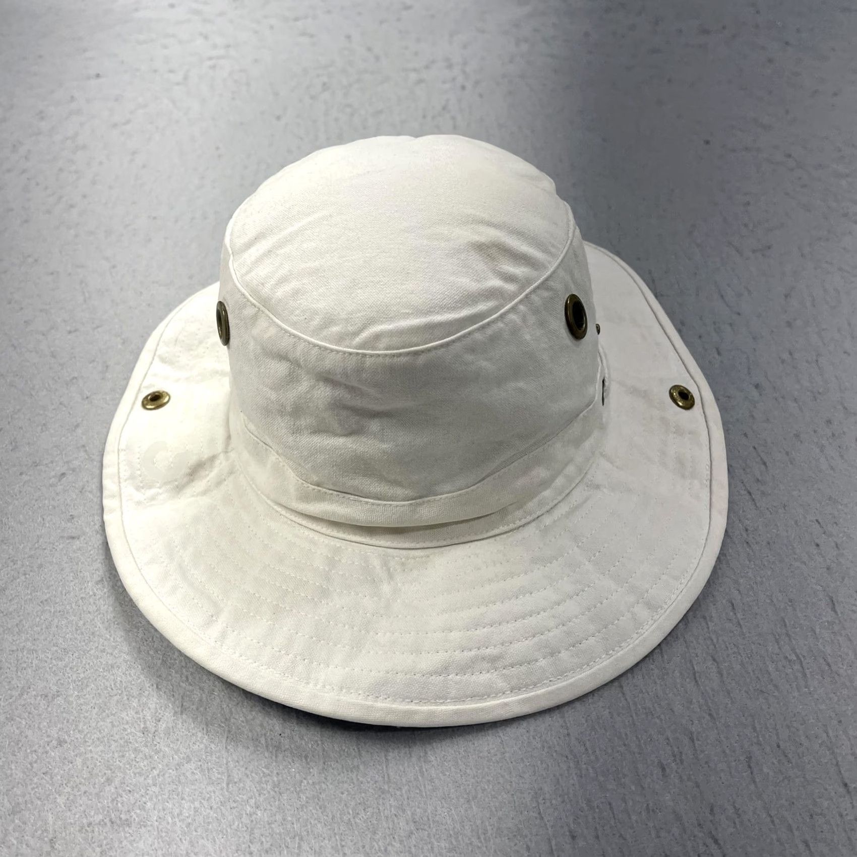 Tilley Tilley Boonie Hat Mens 7 White Cotton Duck Outdoor Sun Fishing Hiking Trail Size ONE SIZE - 2 Thumbnail