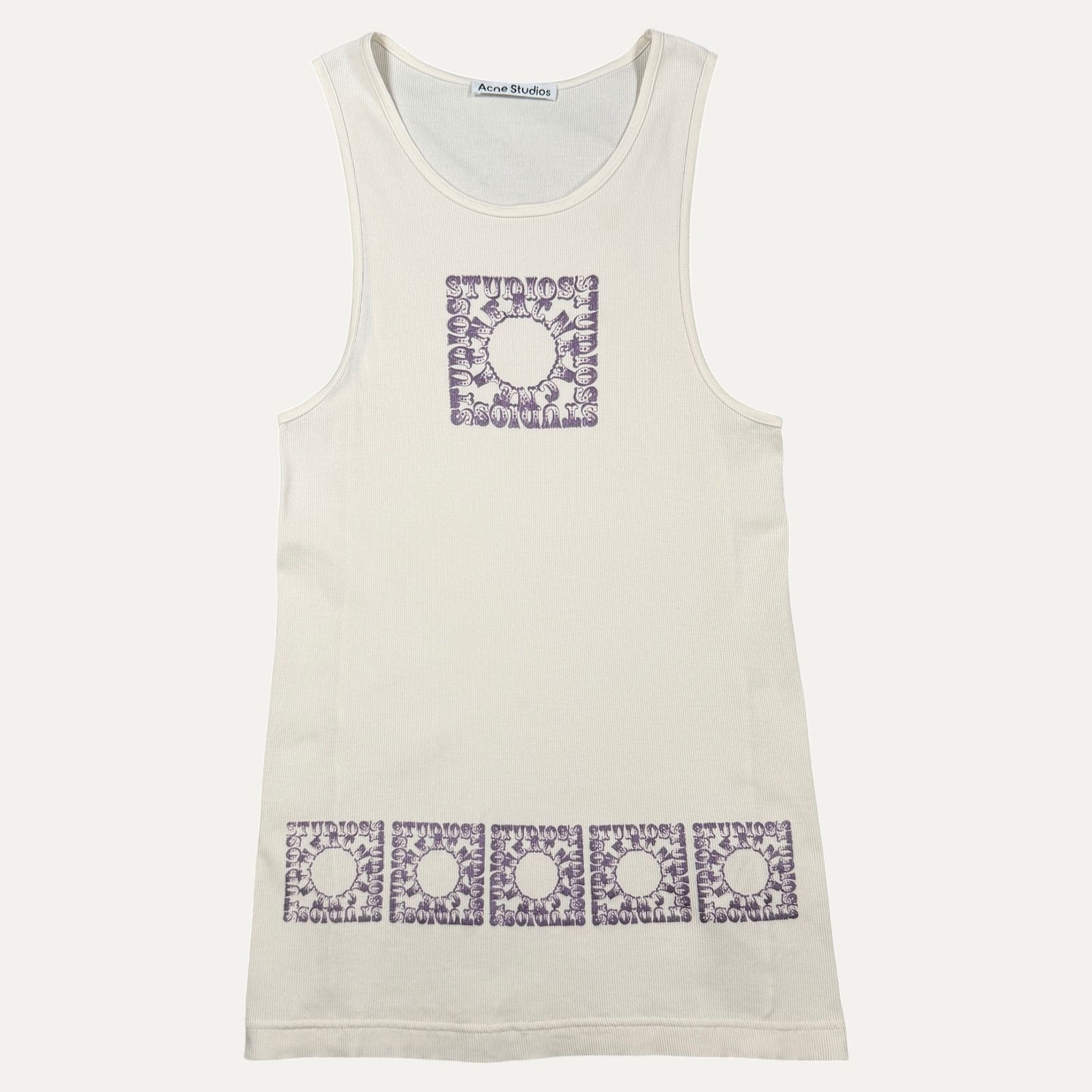 Acne Studios Acne Studios Logo Print Tank Top Size US L / EU 52-54 / 3 - 1 Thumbnail