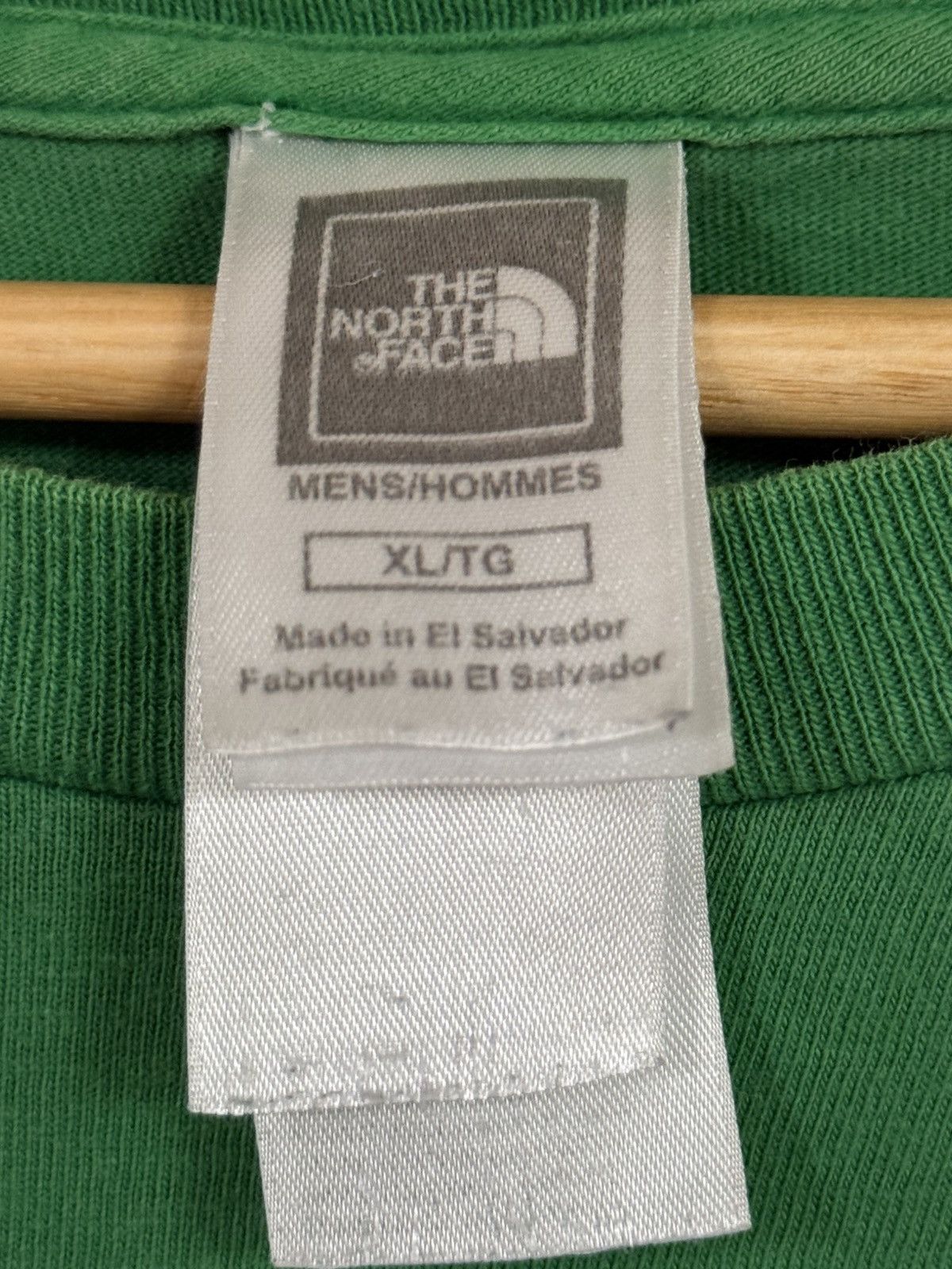 The North Face The North Face Green Blue TNF Logo Heavyweight Vintage Tee Size US XL / EU 56 / 4 - 4 Thumbnail