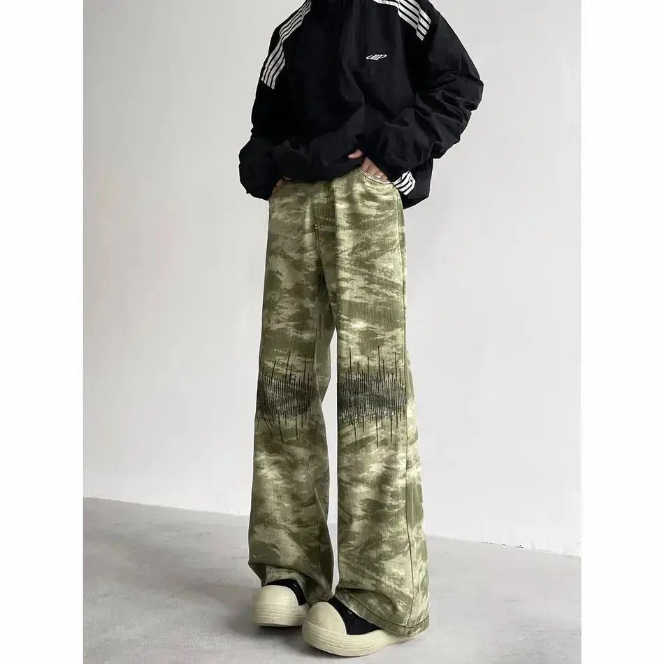 Japanese Brand Retro loose wide leg slightly flared jeans Size US 32 / EU 48 - 6 Thumbnail