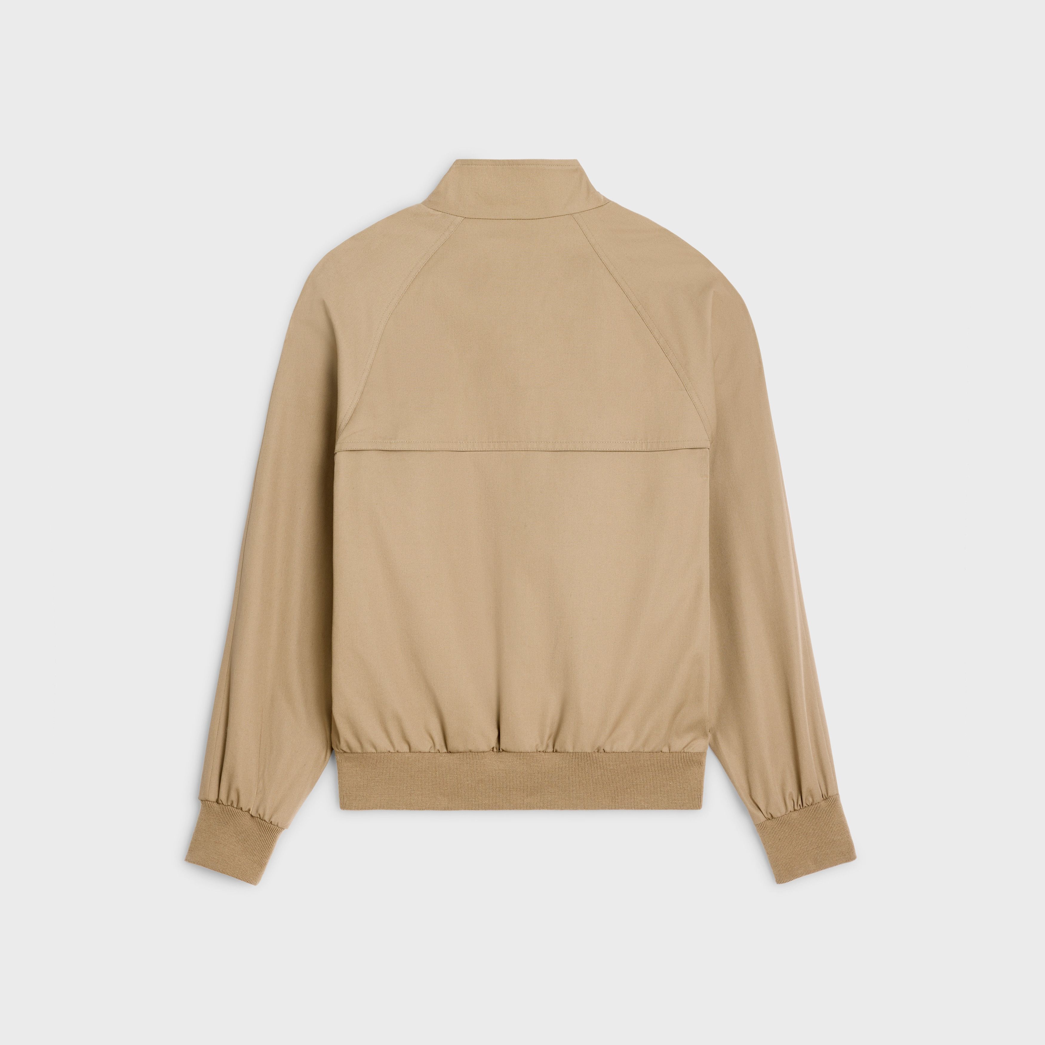 Celine o1bcso1str0925 2W957004N Triomphe Blouson Jacket in Beige Size US M / EU 48-50 / 2 - 2 Thumbnail