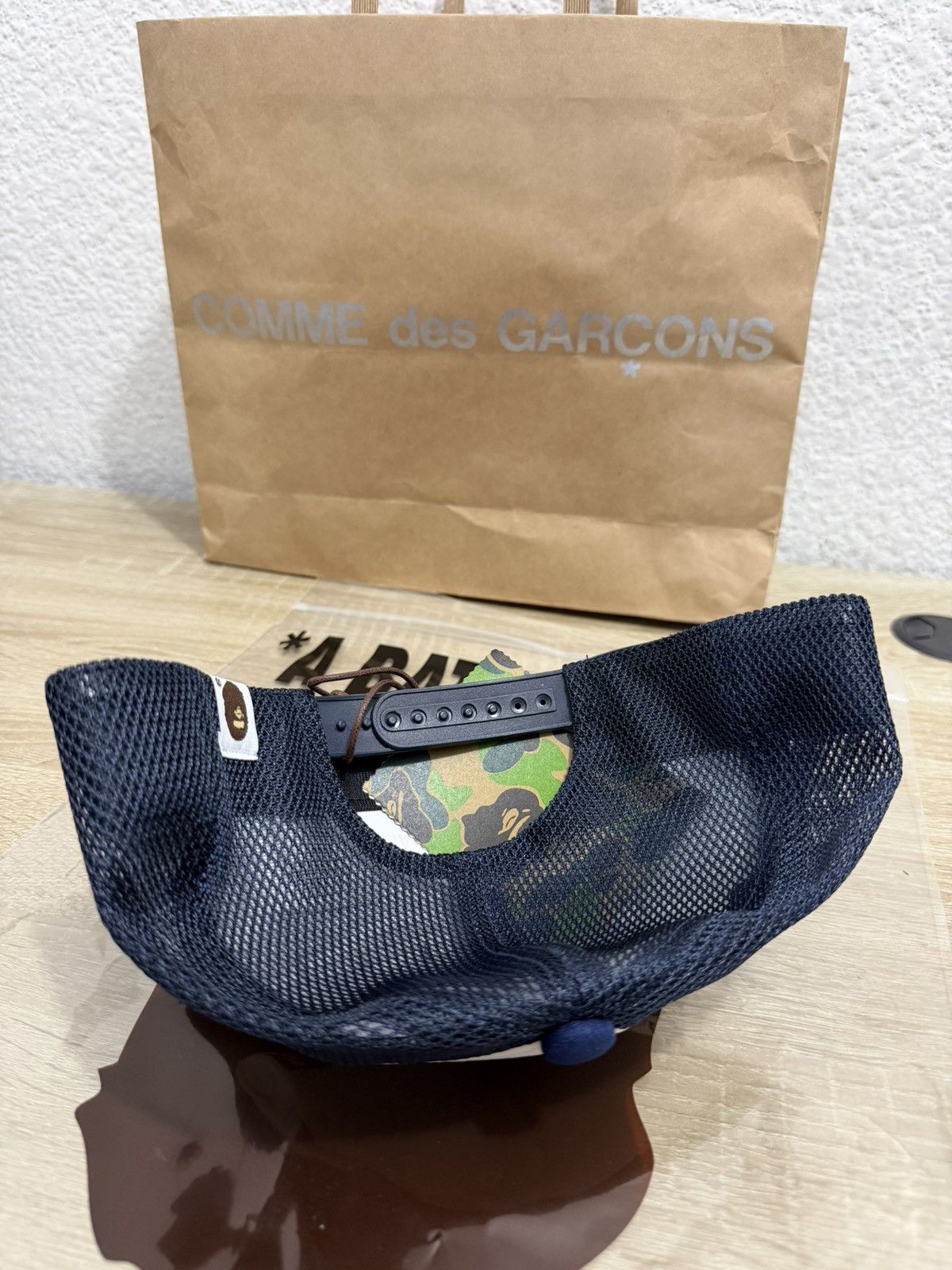 Bape BAPE GLITTER TRUCKER HAT 2026 JAPAN EXCLUSIVE Size ONE SIZE - 3 Thumbnail