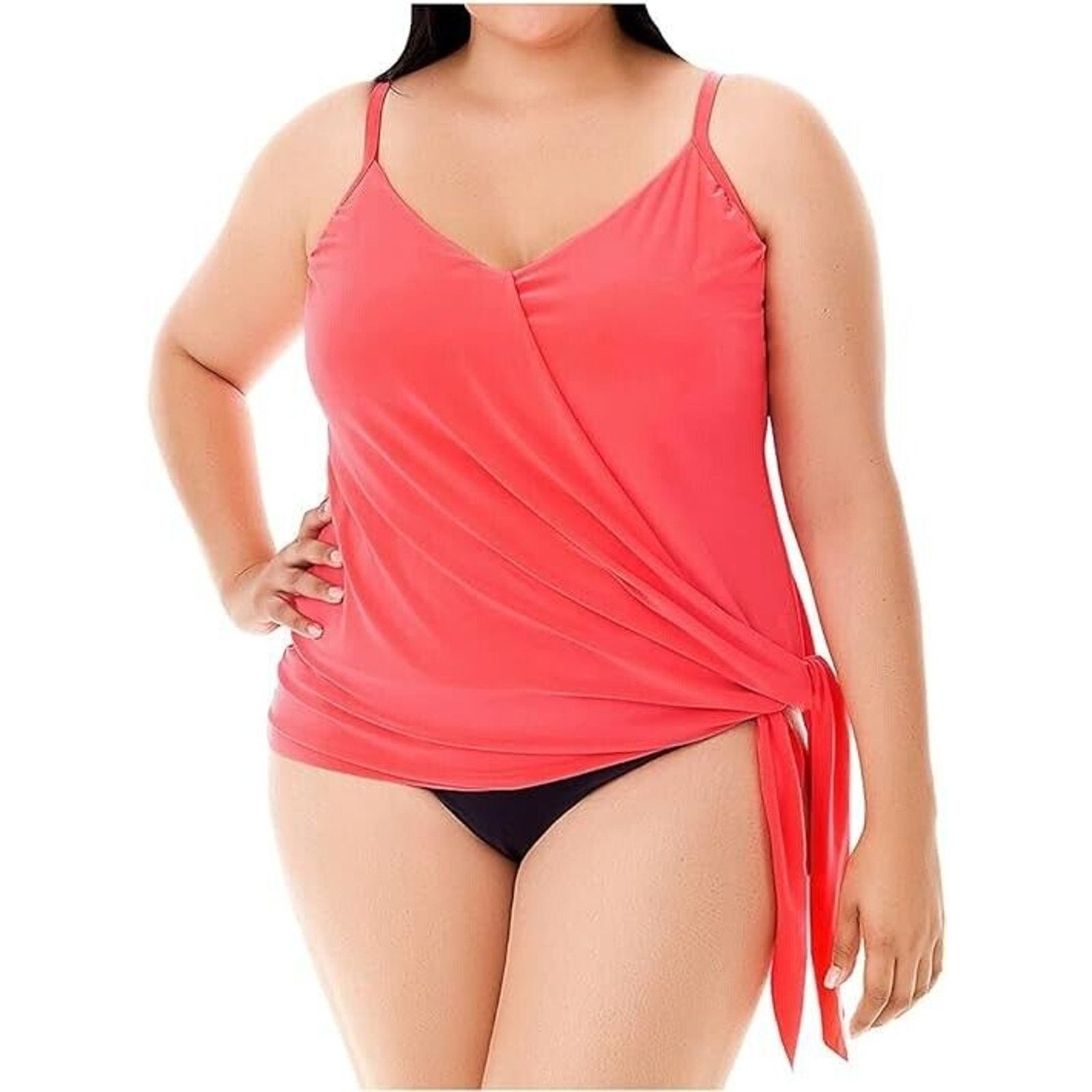 Other MagicSuit 24W Alex V-Neck Tankini Top with Underwire Bra Size ONE SIZE - 2 Thumbnail