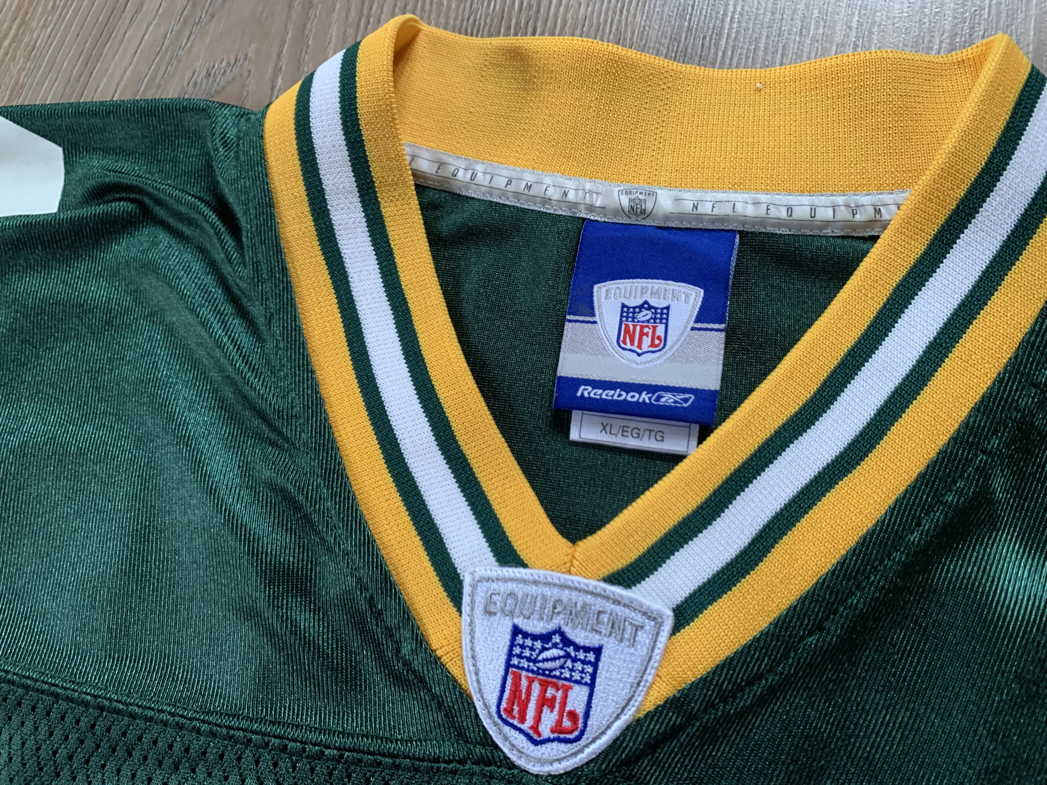 NFL × Reebok × Vintage Reebok NFL Green Bay Packers Gbaja-Biamila #94 Jersey Size US XL / EU 56 / 4 - 8 Thumbnail