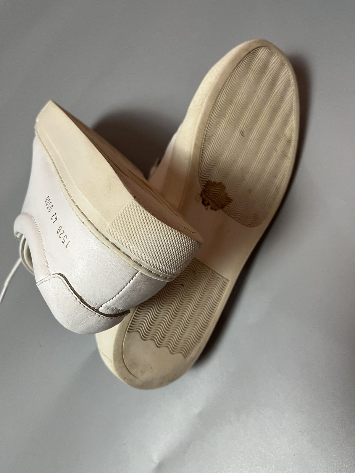 Common Projects Common Projects achilles low white leather sneakers Size US 9 / EU 42 - 8 Thumbnail