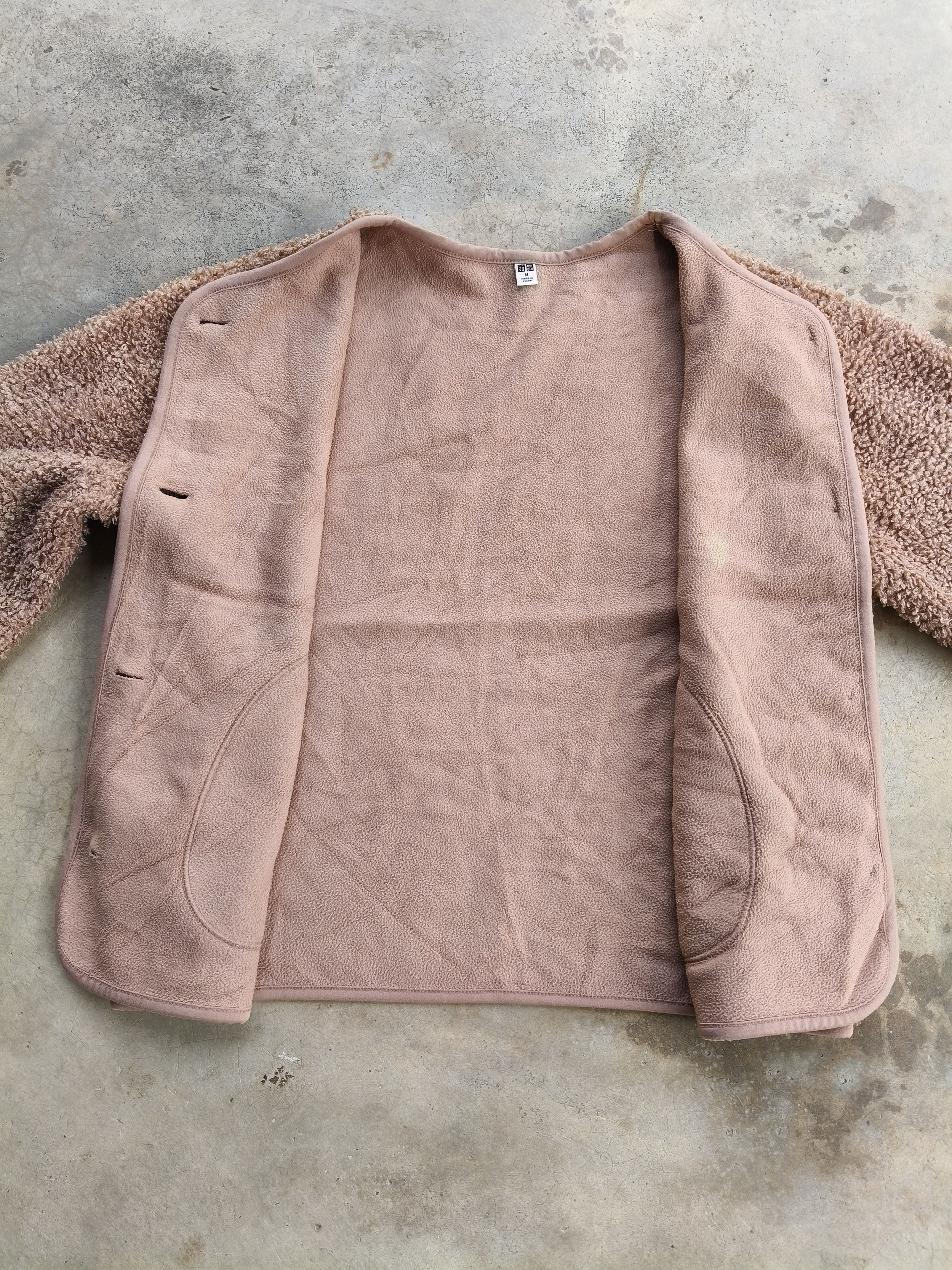 Japanese Brand × Uniqlo Uniqlo fur fleece Cardigan Button Up Size M / US 6-8 / IT 42-44 - 8 Thumbnail