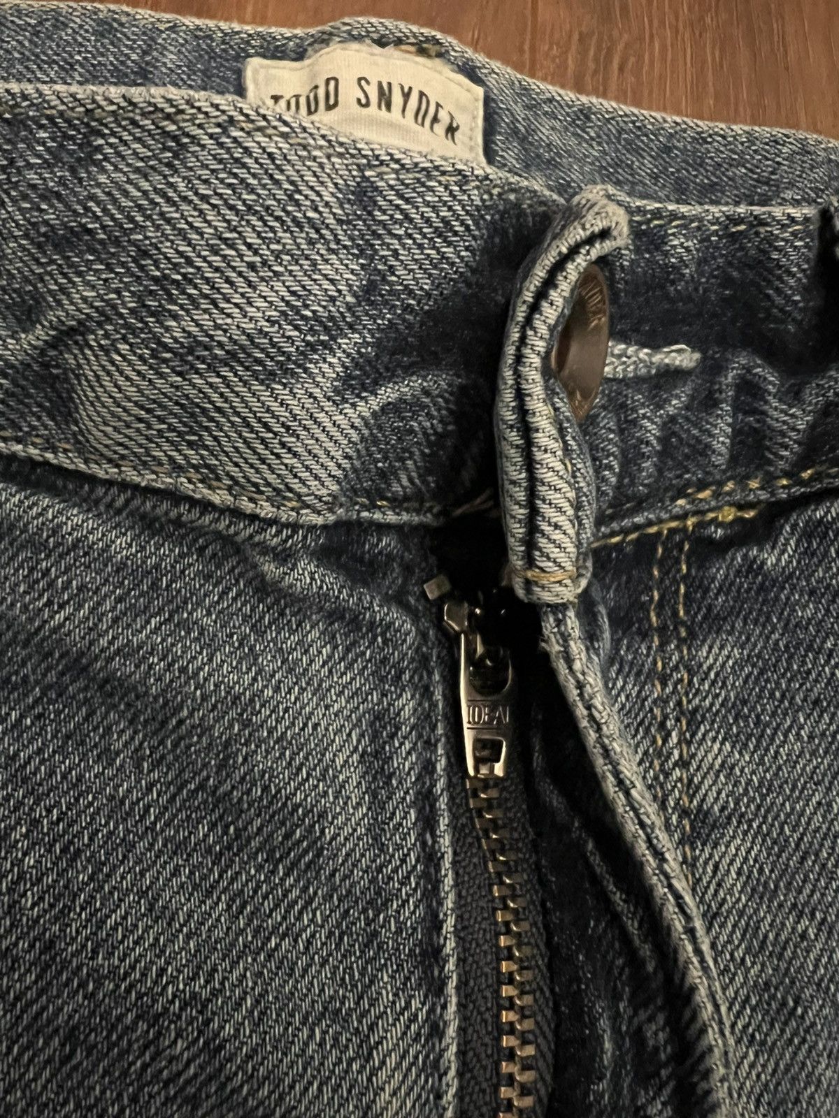 Todd Snyder Todd Snyder Straight Fit Stretch 5-Pocket Denim Jeans Size US 31 - 5 Thumbnail