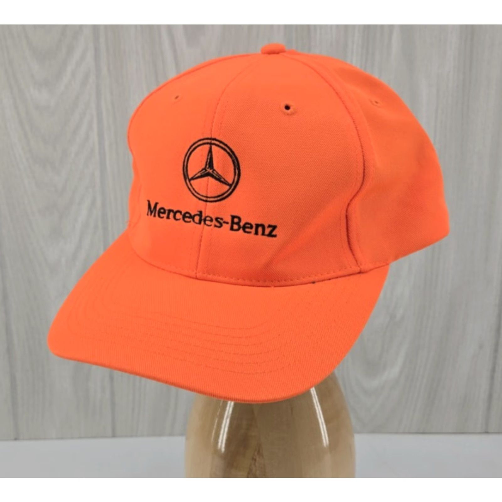 Hunter Mercedes Benz Hat Adjustable Hunter Orange Mens One Size Orange Baseball Cap Size ONE SIZE - 2 Thumbnail