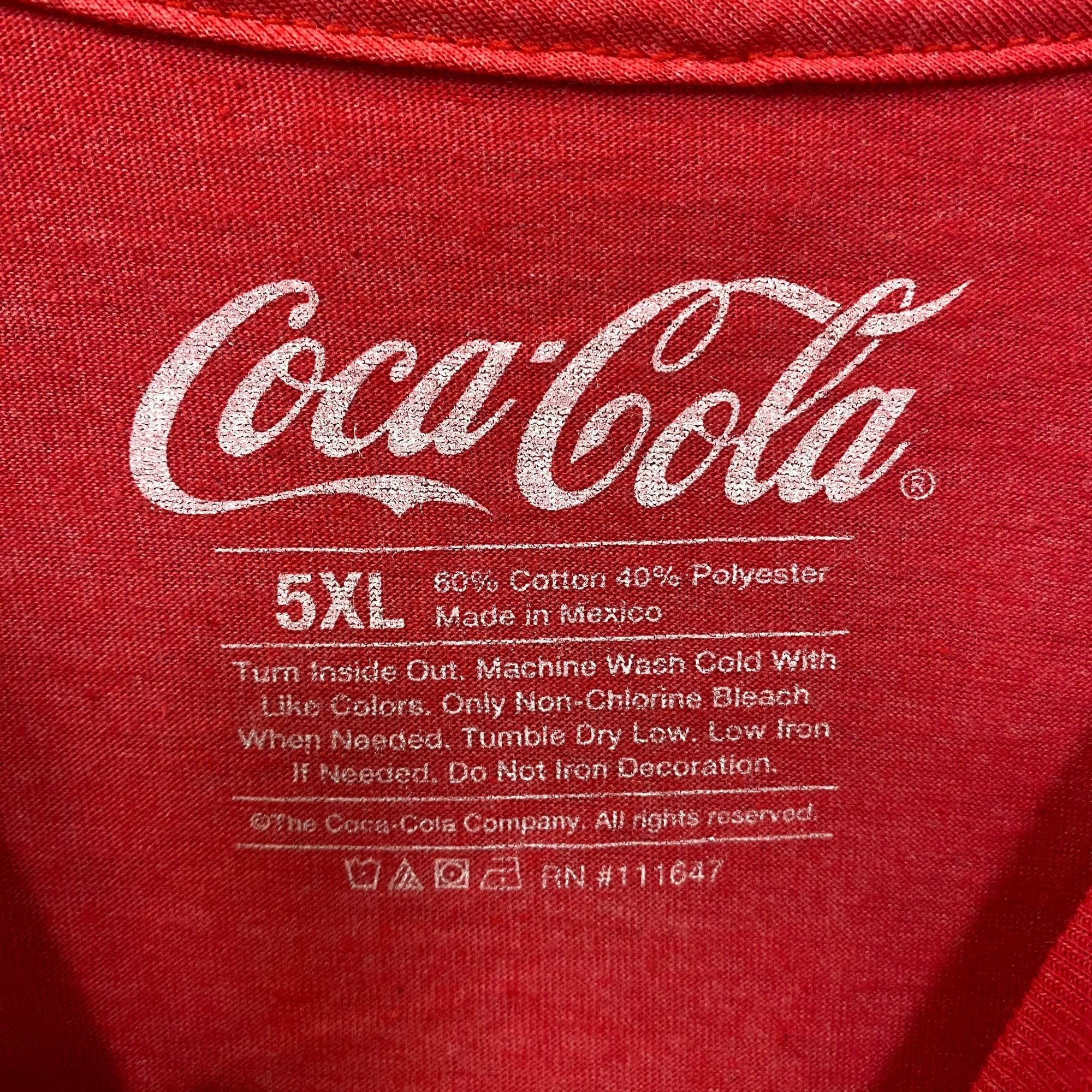Coca Cola Coca-Cola Red T-Shirt 5XL Size US XXL / EU 58 / 5 - 4 Thumbnail
