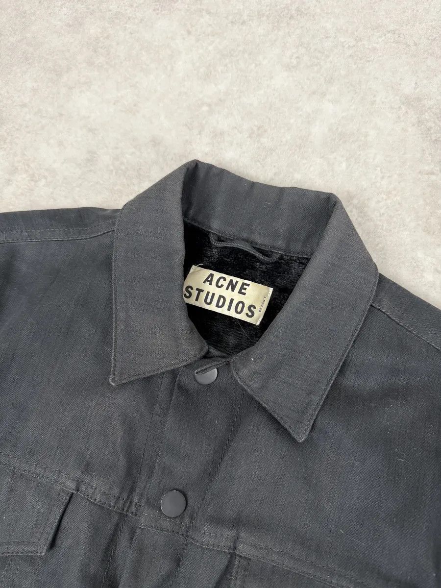 Acne Studios AW2013 Acne Studios Black Jam Bat Denim Trucker Jacket Size US S / EU 44-46 / 1 - 6 Thumbnail