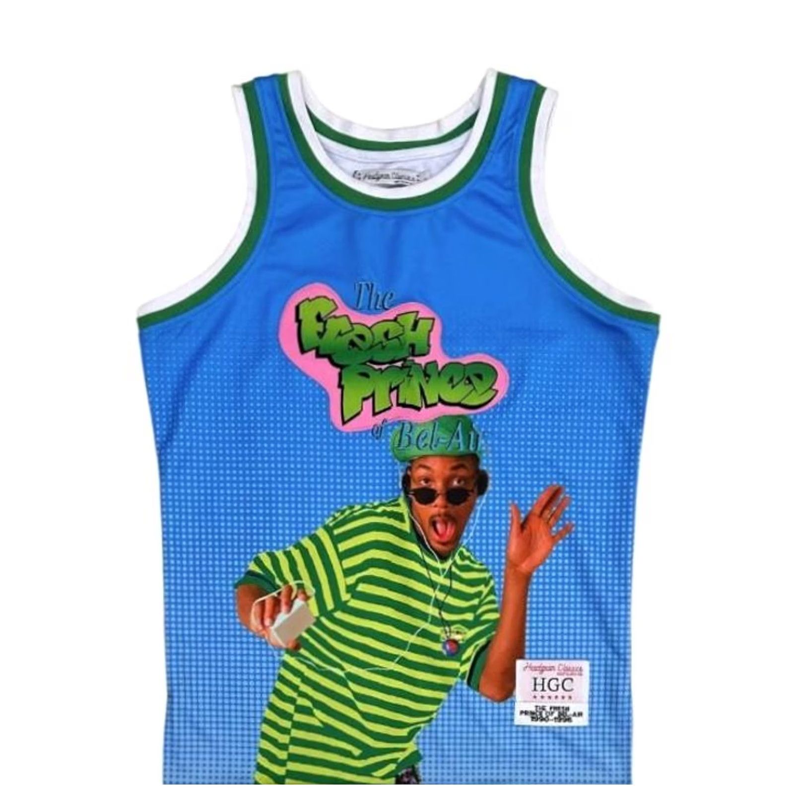 Prince HEADGEAR CLASSICS Fresh Prince of Bel Air 80 Basketball Jersey Tank 3X Mens Tank Top Multicolor XS? Size US XXL / EU 58 / 5 - 2 Thumbnail