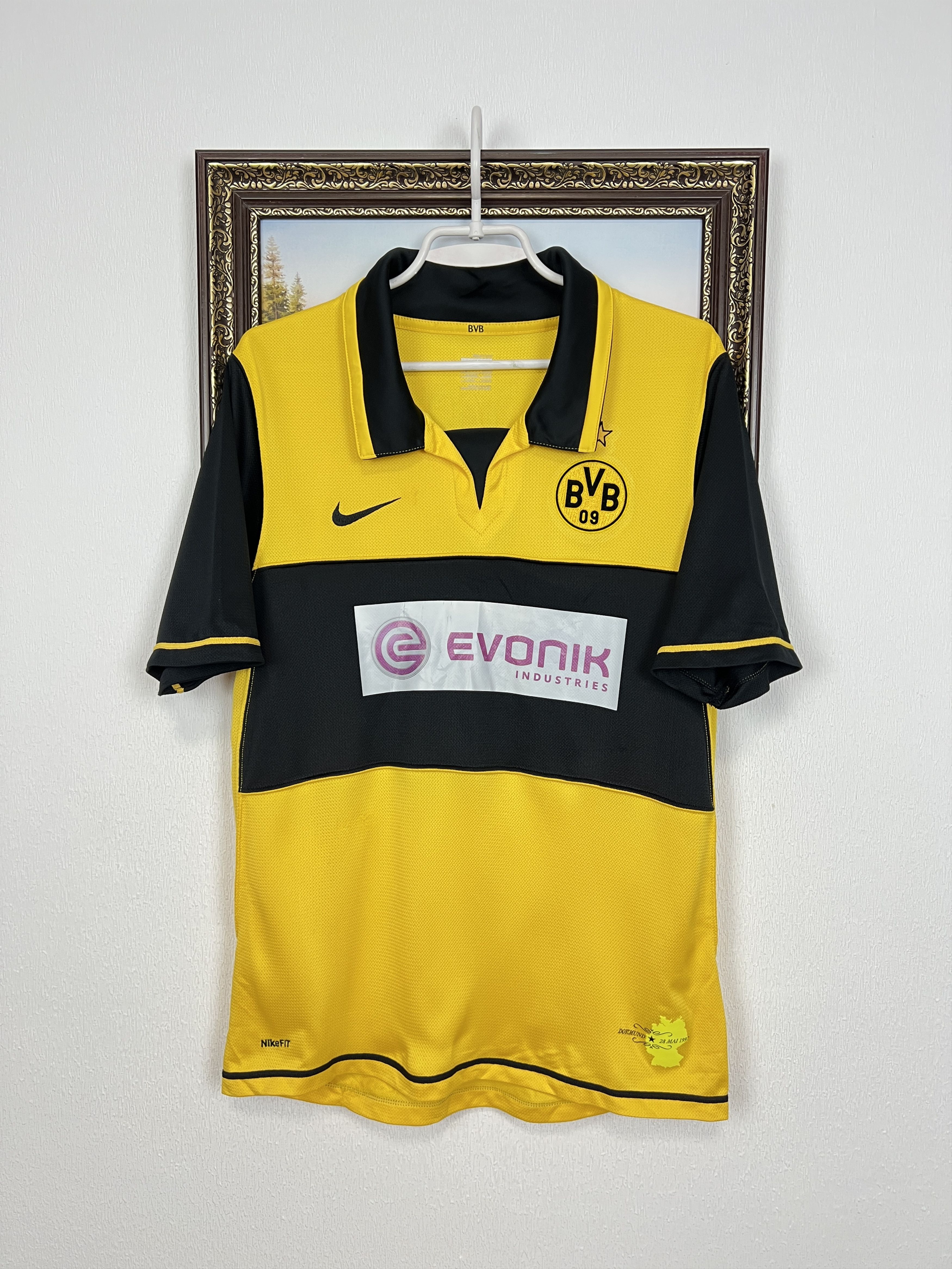 Nike Borussia Dortmund Home football shirt 2007 #10 Petric Nike Size US S / EU 44-46 / 1 - 5 Thumbnail
