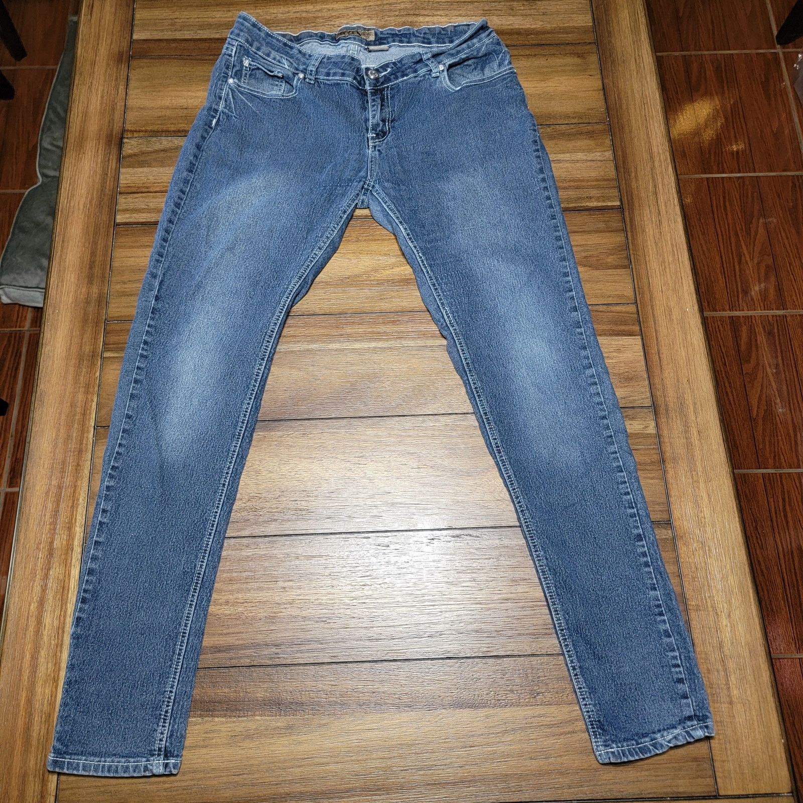 Other Give Me 5ive Junior Straight Denim Stretch Jeans - Size 15 Size 31" - 1 Thumbnail