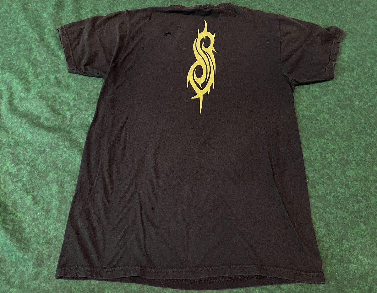 Band Tees × Slipknot × Vintage Official Slipknot - Shattered Broken Glass Black Shirt Rock Size US L / EU 52-54 / 3 - 4 Thumbnail