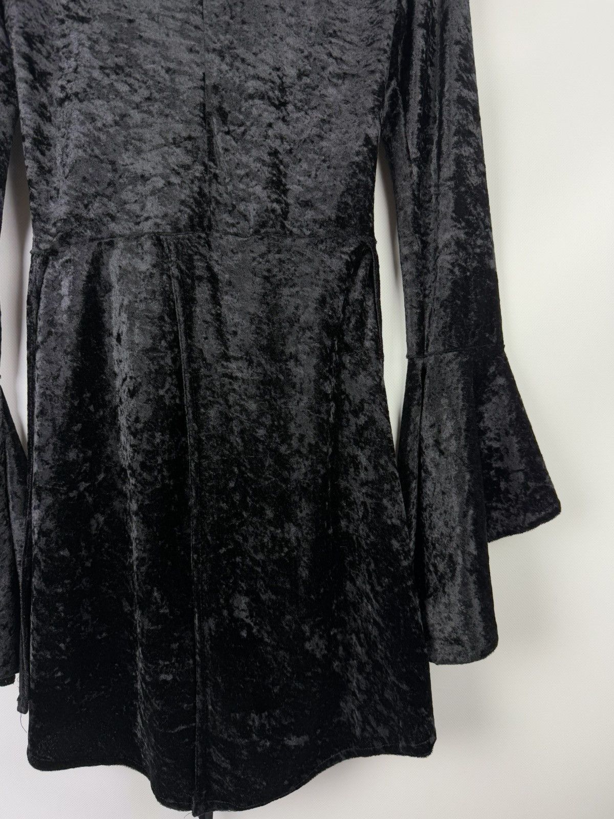 Lip Service Lip Service Gothic Witch Punk Velour Bell Sleeve Tunic Dress Size S / US 4 / IT 40 - 19 Thumbnail