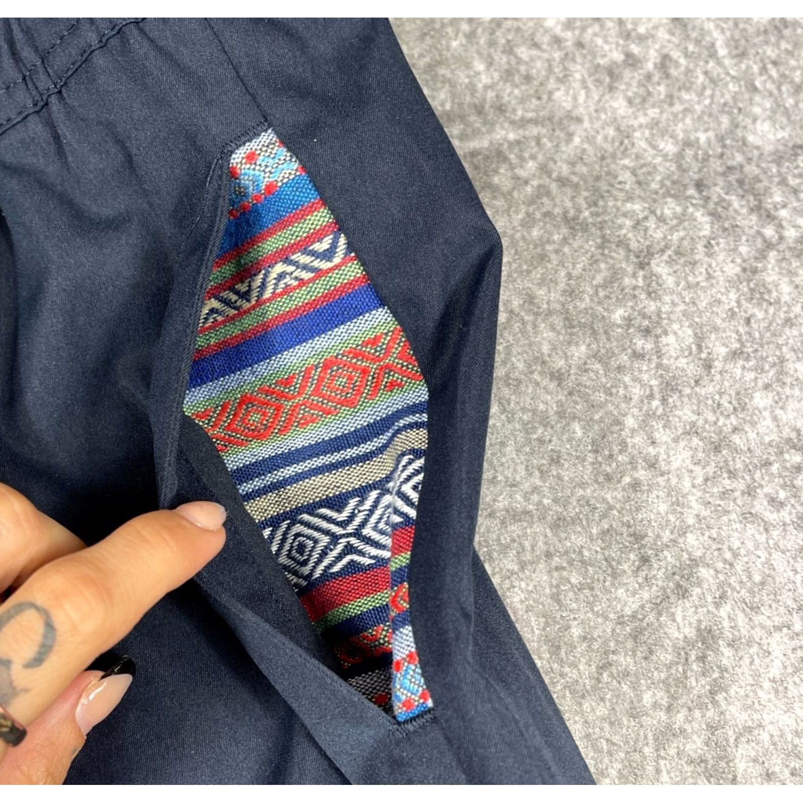 Vintage Wowie Jogger Pants Black XL Men's Activewear Athleisure Aztec Drawstring Size US 36 / EU 52 - 5 Thumbnail
