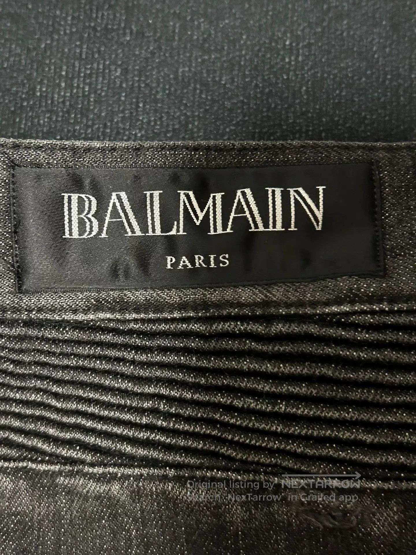 Balmain Balmain Ripped Motorcycle Denim Pants. Size US 31 - 6 Thumbnail