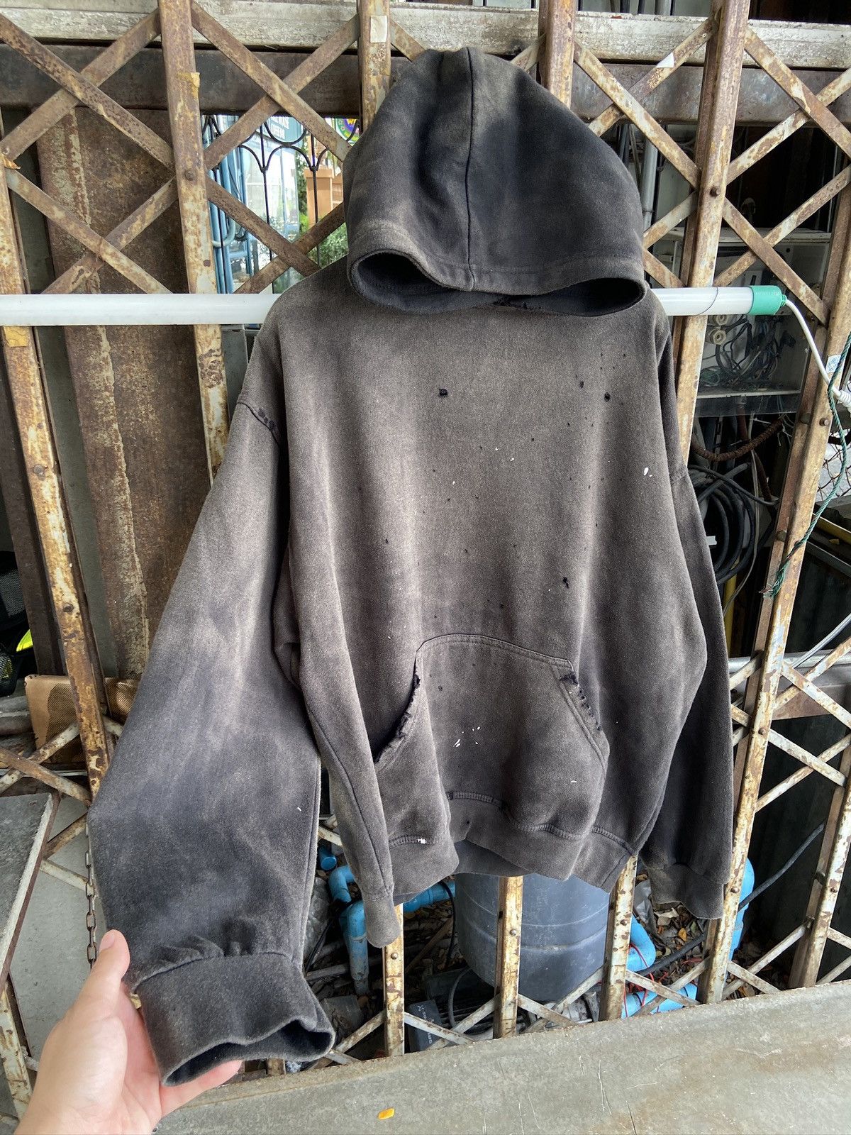Vintage Vintage Faded Distressed Hoodie Size US XL / EU 56 / 4 - 1 Thumbnail