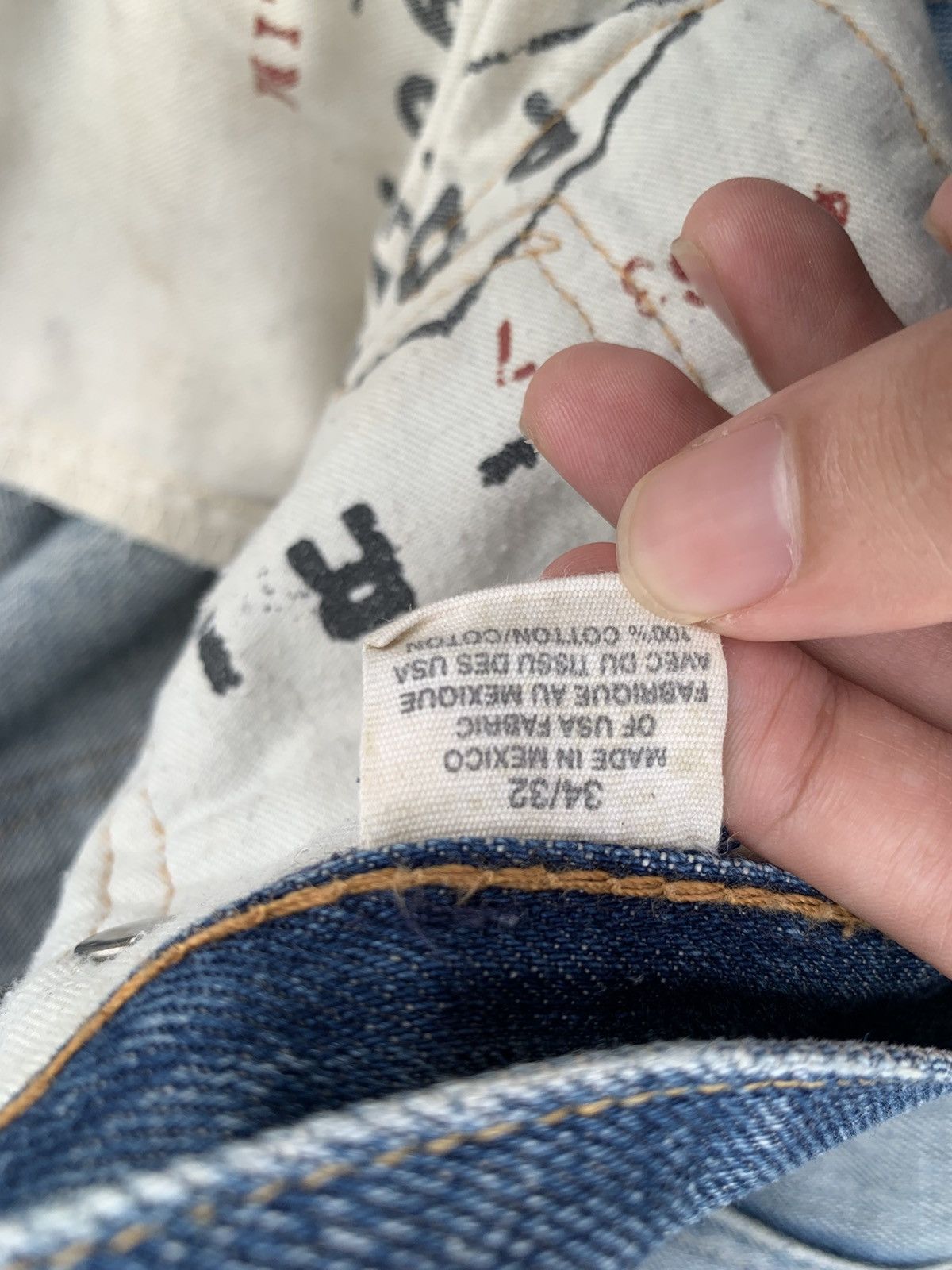 Polo Ralph Lauren DENIM & SUPPLY POLO RALPH LAUREN RL DISTRESSED DENIM Size US 35 - 19 Thumbnail