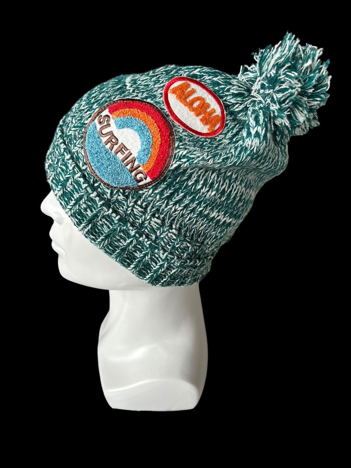 Japanese Brand × Kapital × Vintage Hippies style Crochet knitted Beanie Hats Size ONE SIZE - 2 Thumbnail