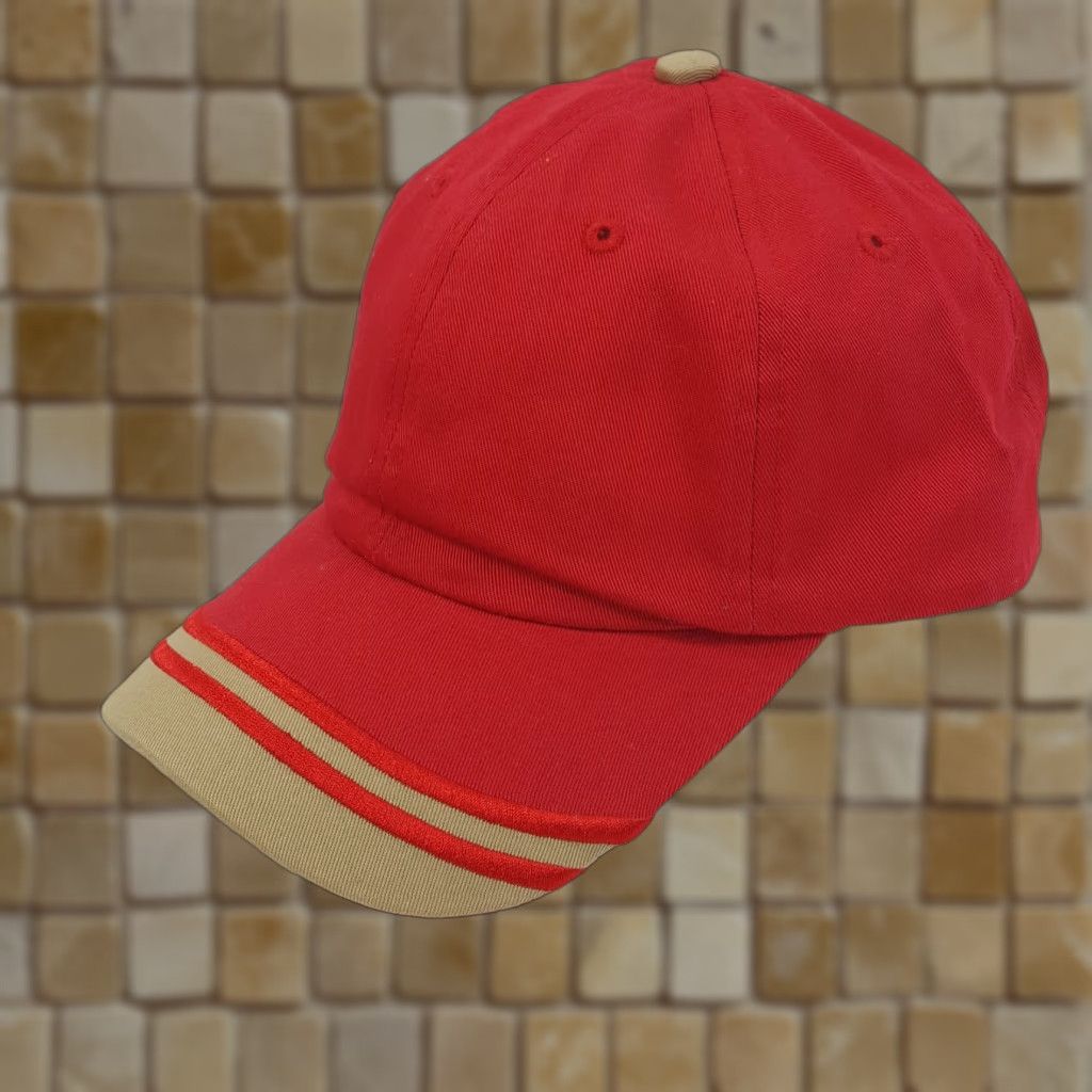 Vintage VINTAGE Town Talk Baseball Cap Hat Men One Size Red 90s Music Band Adjustable Cap Size ONE SIZE - 1 Thumbnail