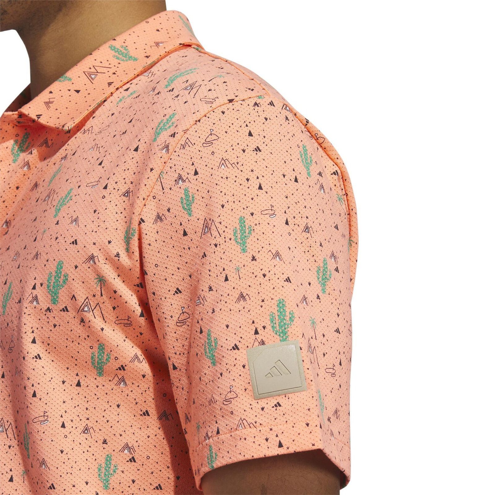 Adidas Adidas Adicross Golf Desert Button Up Shirt Men Medium Coral Size US M / EU 48-50 / 2 - 5 Thumbnail
