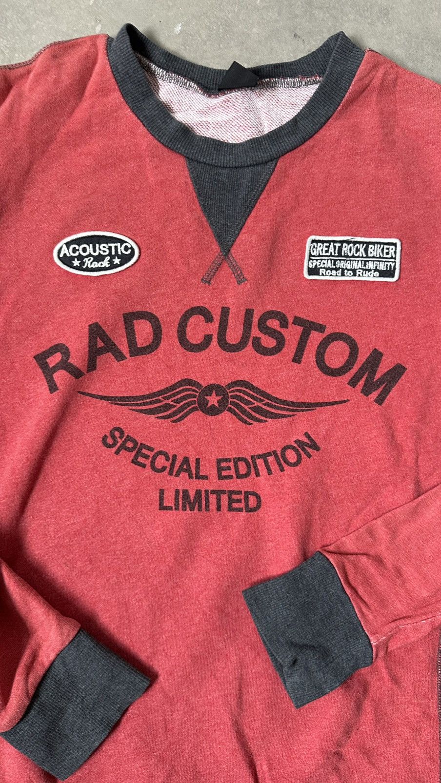 Japanese Brand VINTAGE RAD CUSTOM SPECIAL LIMITED EDITION SWEATSHIRT Size US S / EU 44-46 / 1 - 2 Thumbnail