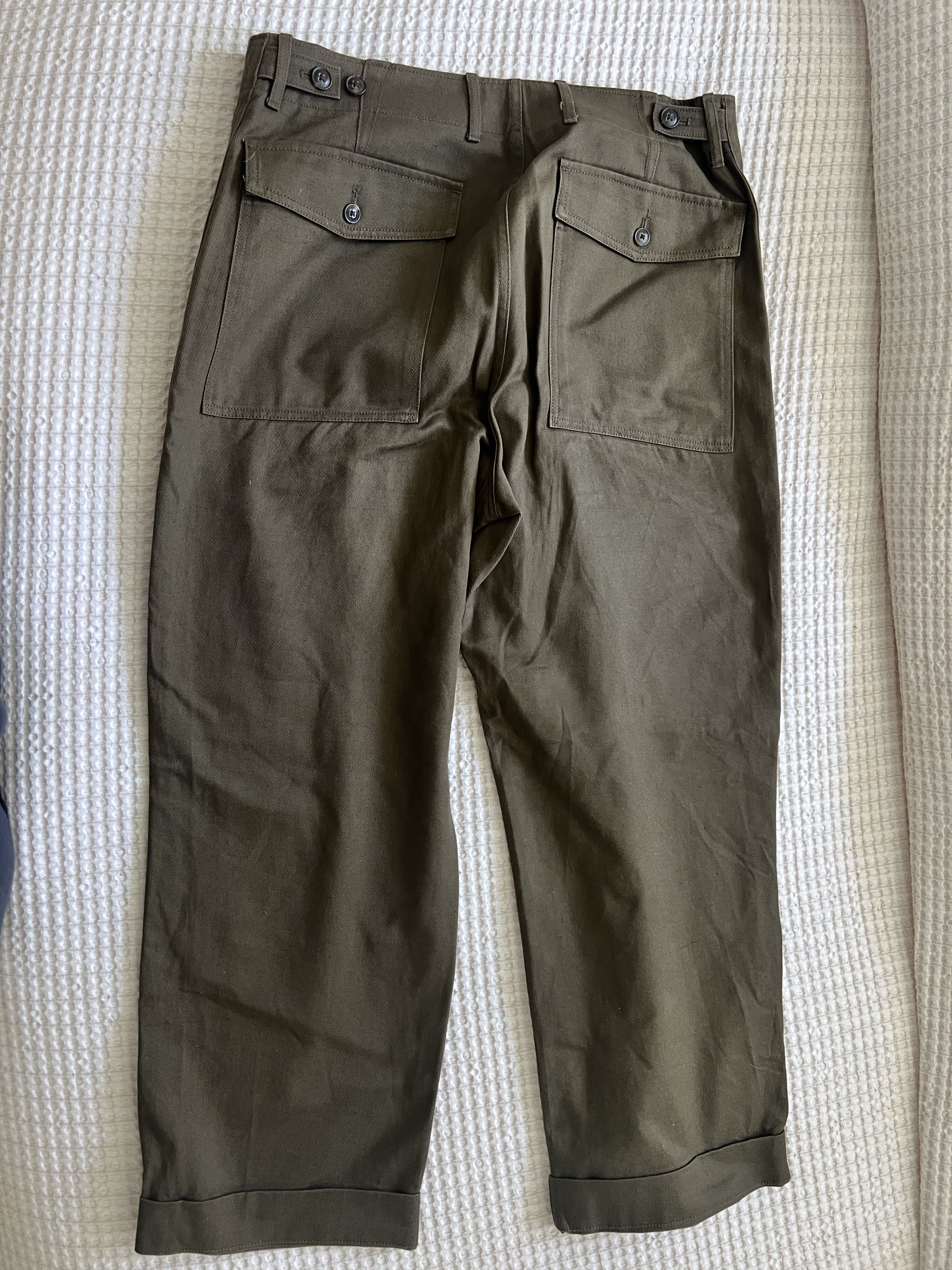 Banana Republic Banana Republic Mens 32 High Rise Military Trousers Heritage Size US 32 / EU 48 - 5 Thumbnail