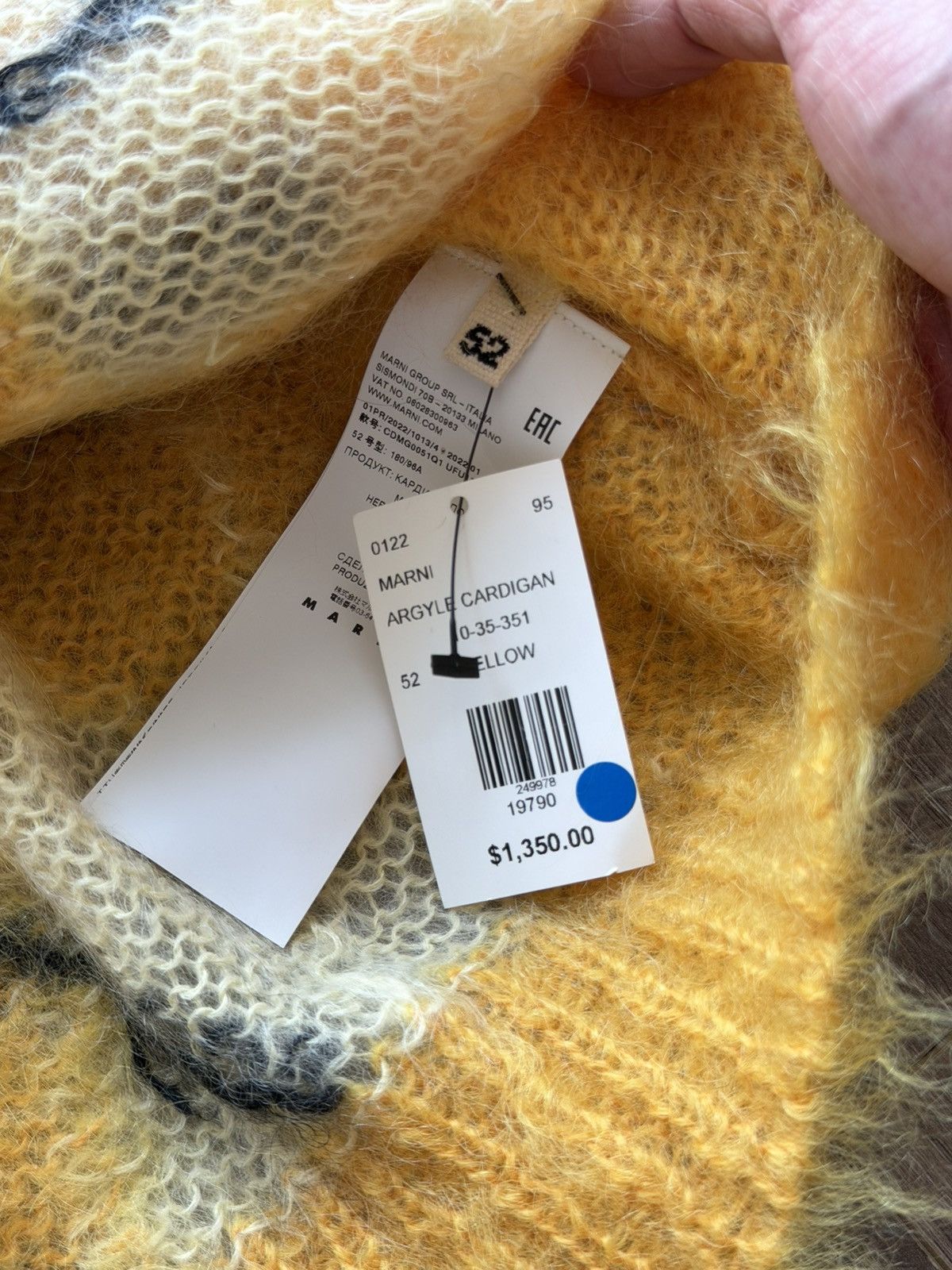 Marni Marni Mohair Cardigan Size US L / EU 52-54 / 3 - 2 Thumbnail