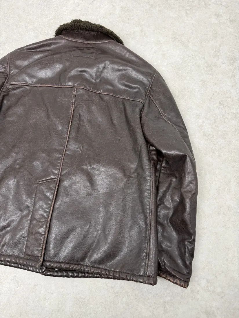 Armani 2000s Armani Brown Faux Shearling Jacket Size US M / EU 48-50 / 2 - 5 Thumbnail