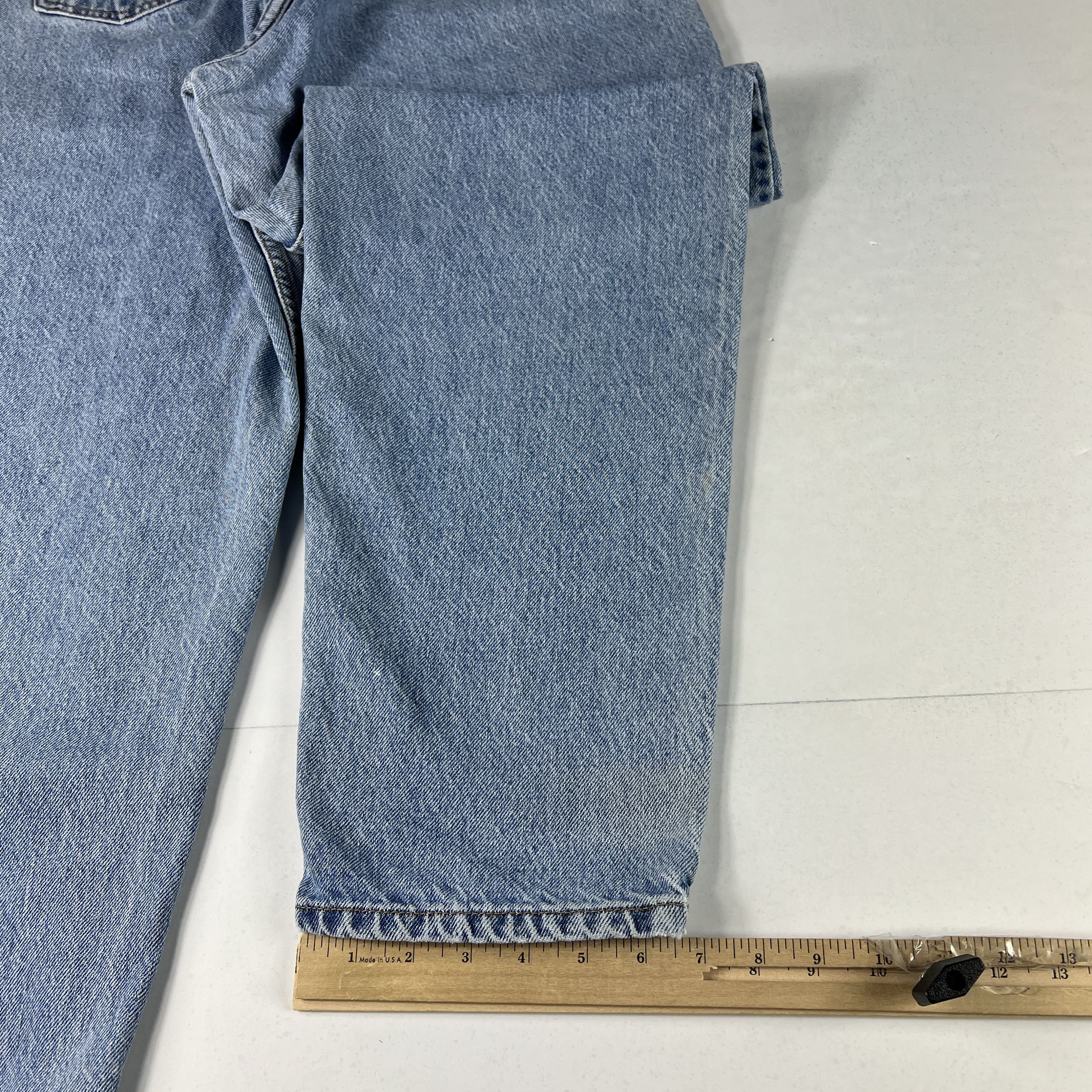 Levi's × Vintage VTG 90s Levi's Jean 560 Loose Taper Blue Denim Orange Tab Size US 32 / EU 48 - 17 Thumbnail