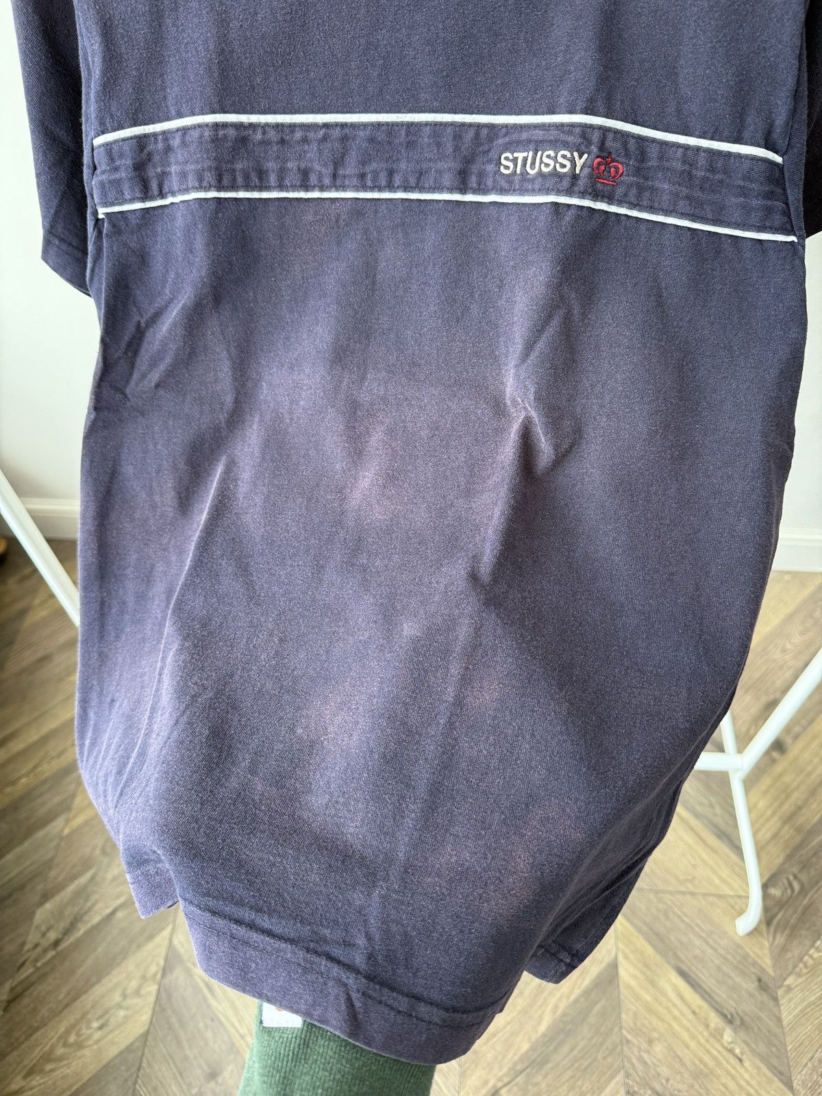 Stussy Vintage Stussy Embroidered Logo T-Shirt made in USA Size US S / EU 44-46 / 1 - 11 Thumbnail