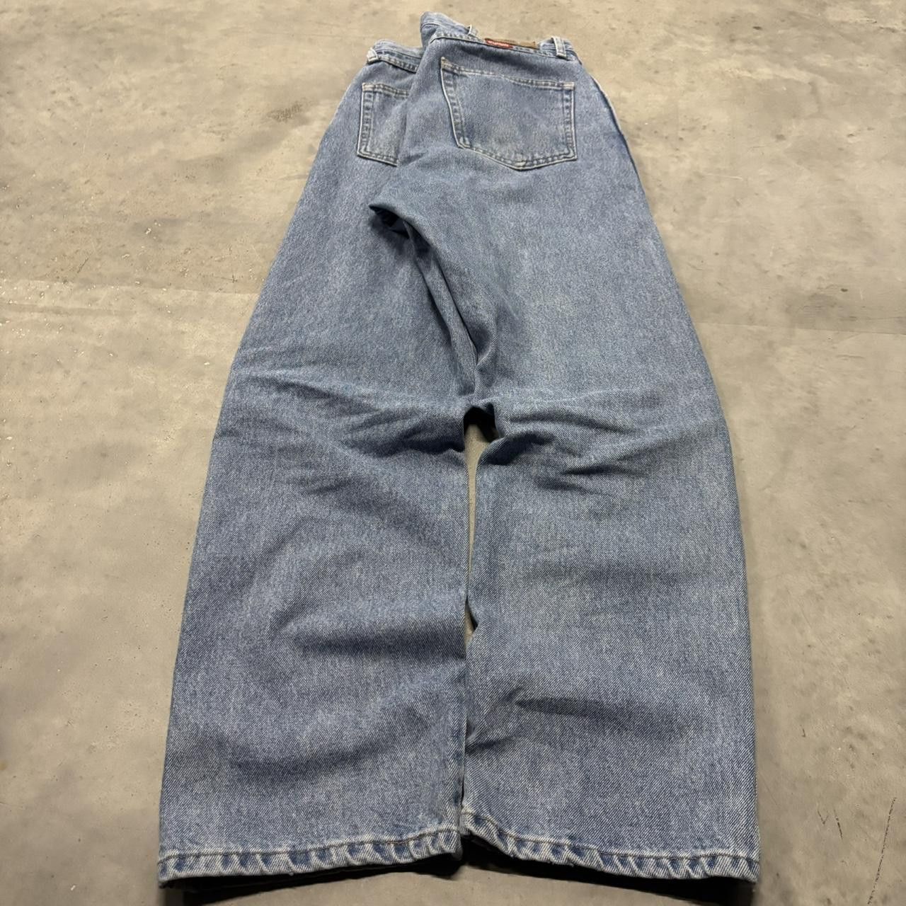 Japanese Brand × Vintage Crazy Vintage Y2K/2000s Light Wash Essential Denim Jeans! Size US 34 / EU 50 - 4 Thumbnail