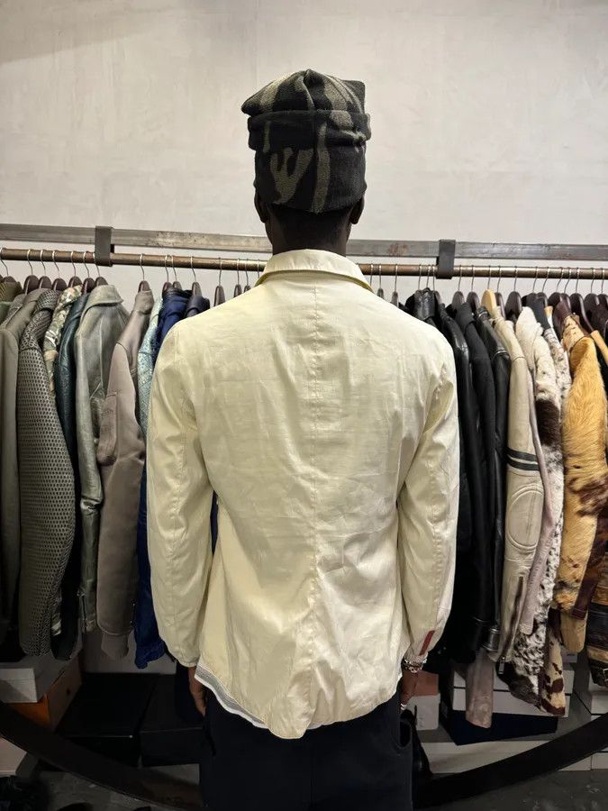 Prada 2000s Prada Cream White Buttoned Jacket Size US S / EU 44-46 / 1 - 3 Thumbnail