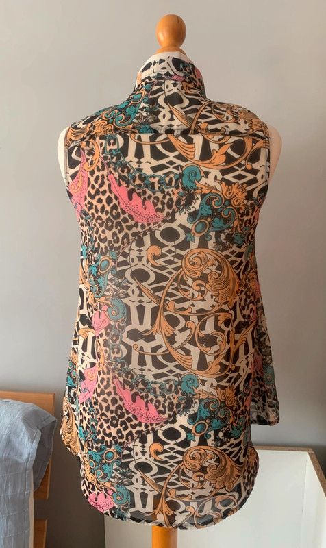 Other Avant Garde Alternative Vintage Y2K Dress with Tree Print Size M / US 6-8 / IT 42-44 - 4 Thumbnail