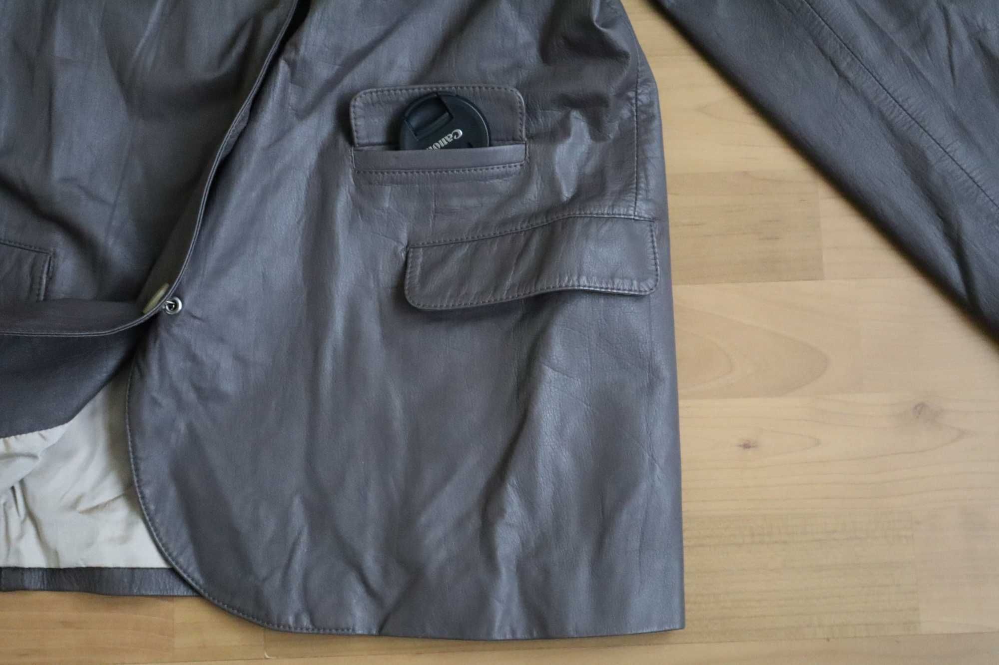 Jil Sander Vitnage Jil Sander Leather Blazer Size S / US 4 / IT 40 - 3 Thumbnail