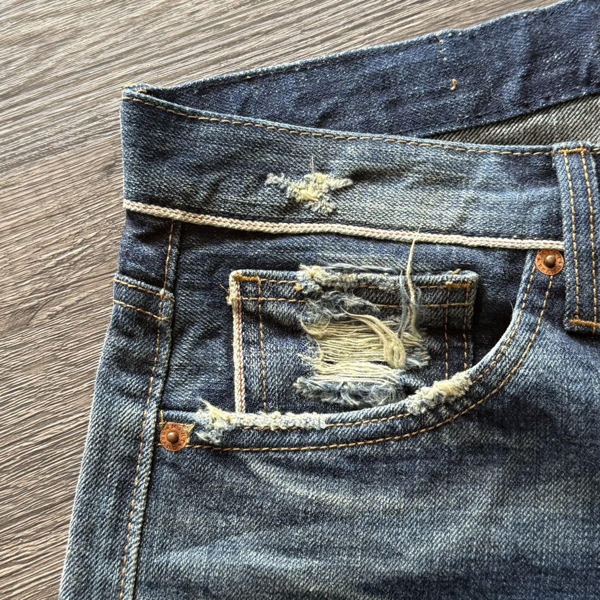 Japanese Brand Mini brand By Jaegi Selvedge Jeans💥 Size US 31 - 8 Thumbnail