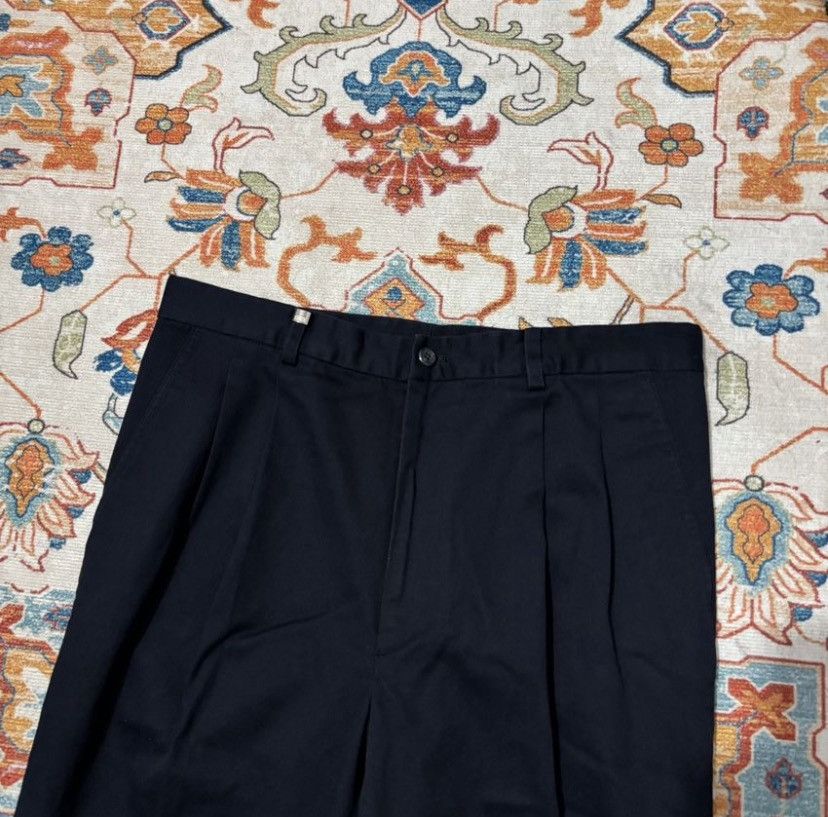 Balenciaga Balenciaga Wide Straight Pleated – Ultra High Rise slack Size US 30 / EU 46 - 4 Thumbnail