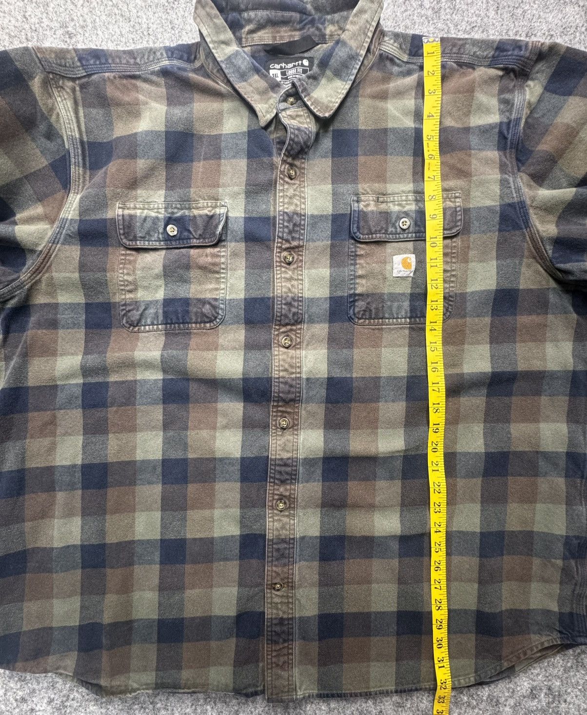 Carhartt Carhartt Heavyweight Button Up Shirt Size US XXL / EU 58 / 5 - 5 Thumbnail