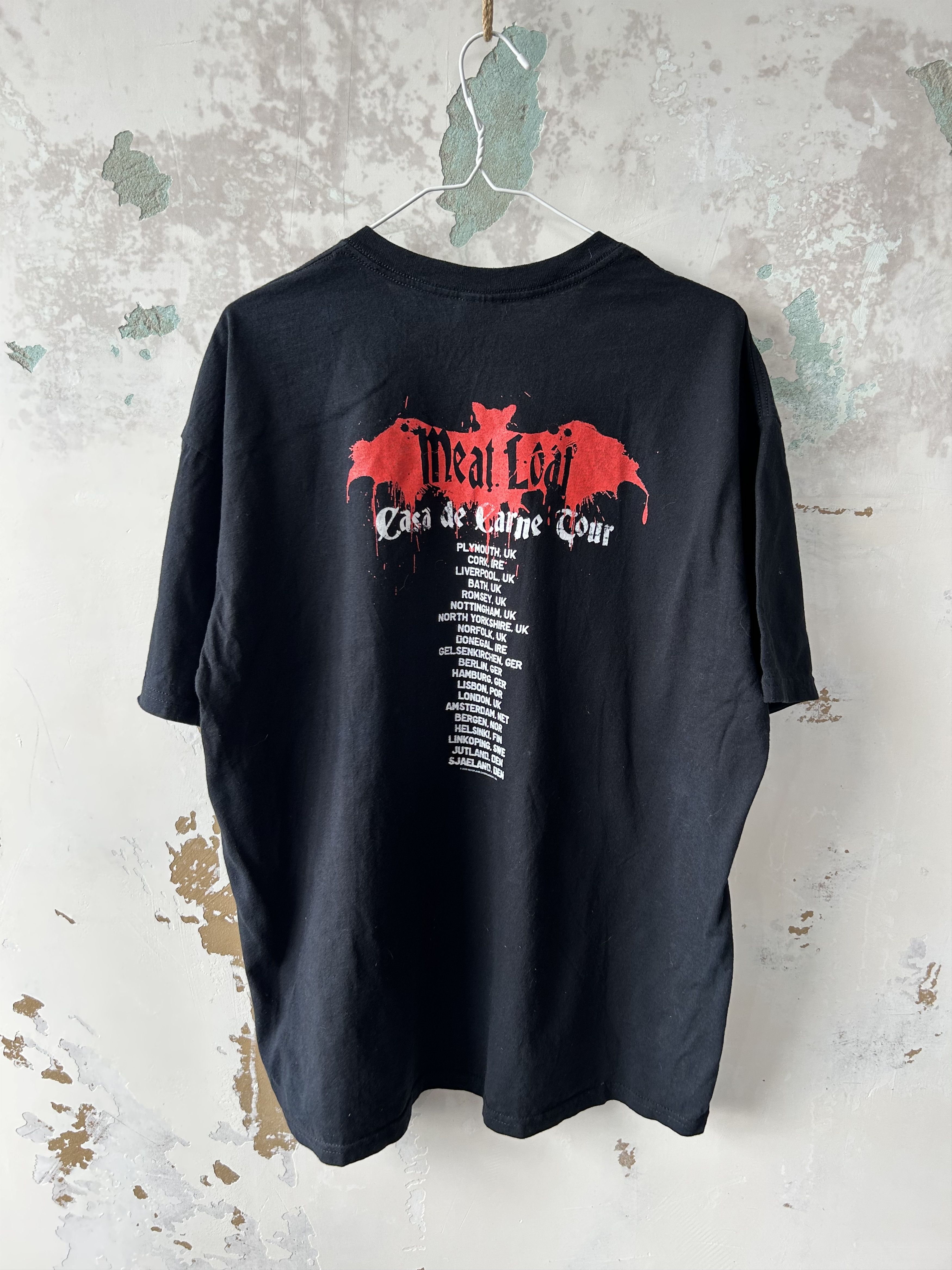 Other RARe Meat loaf world tour t shirt bat of the hell Size US XL / EU 56 / 4 - 6 Thumbnail