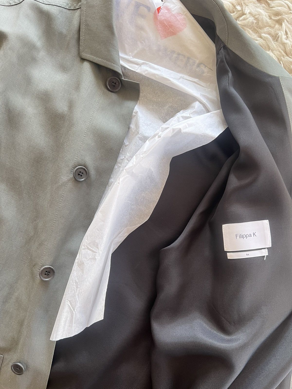 Filippa K Filippa K Louis gabardine jacket / over shirt Size US L / EU 52-54 / 3 - 3 Thumbnail