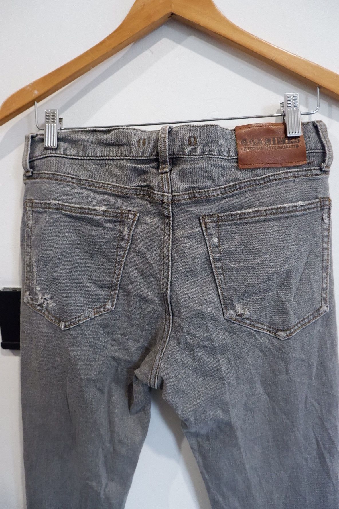 If Six Was Nine Vintage GOA Ripped Skinny Jeans Size US 28 / EU 44 - 4 Thumbnail