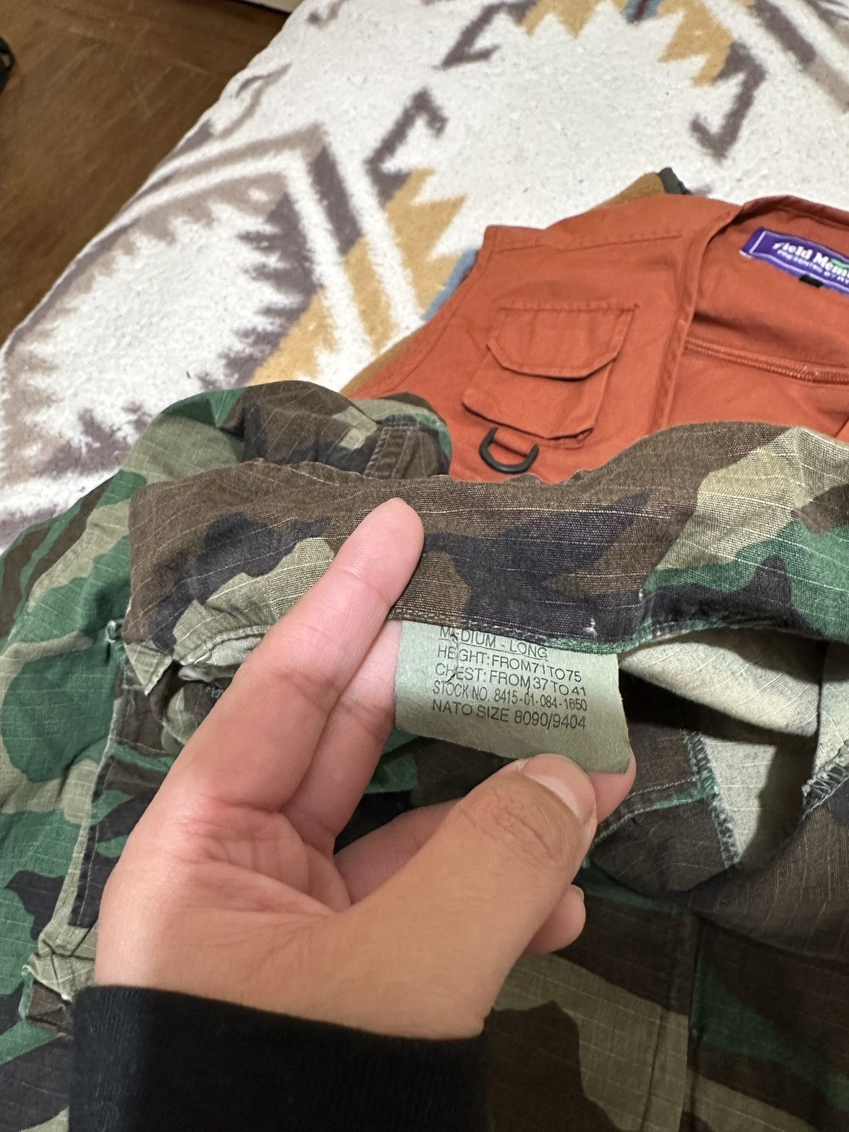 Other Medium Long Woodland Camo Jacket Size US M / EU 48-50 / 2 - 5 Thumbnail