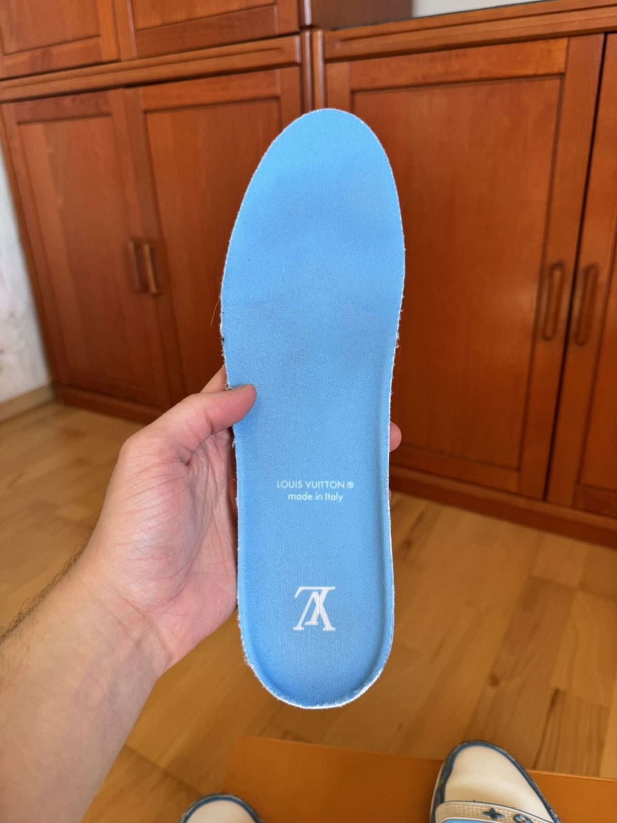 Louis Vuitton Louis Vuitton LV Trainer Velcro Strap Blue Denim Size US 10.5 / EU 43-44 - 15 Thumbnail