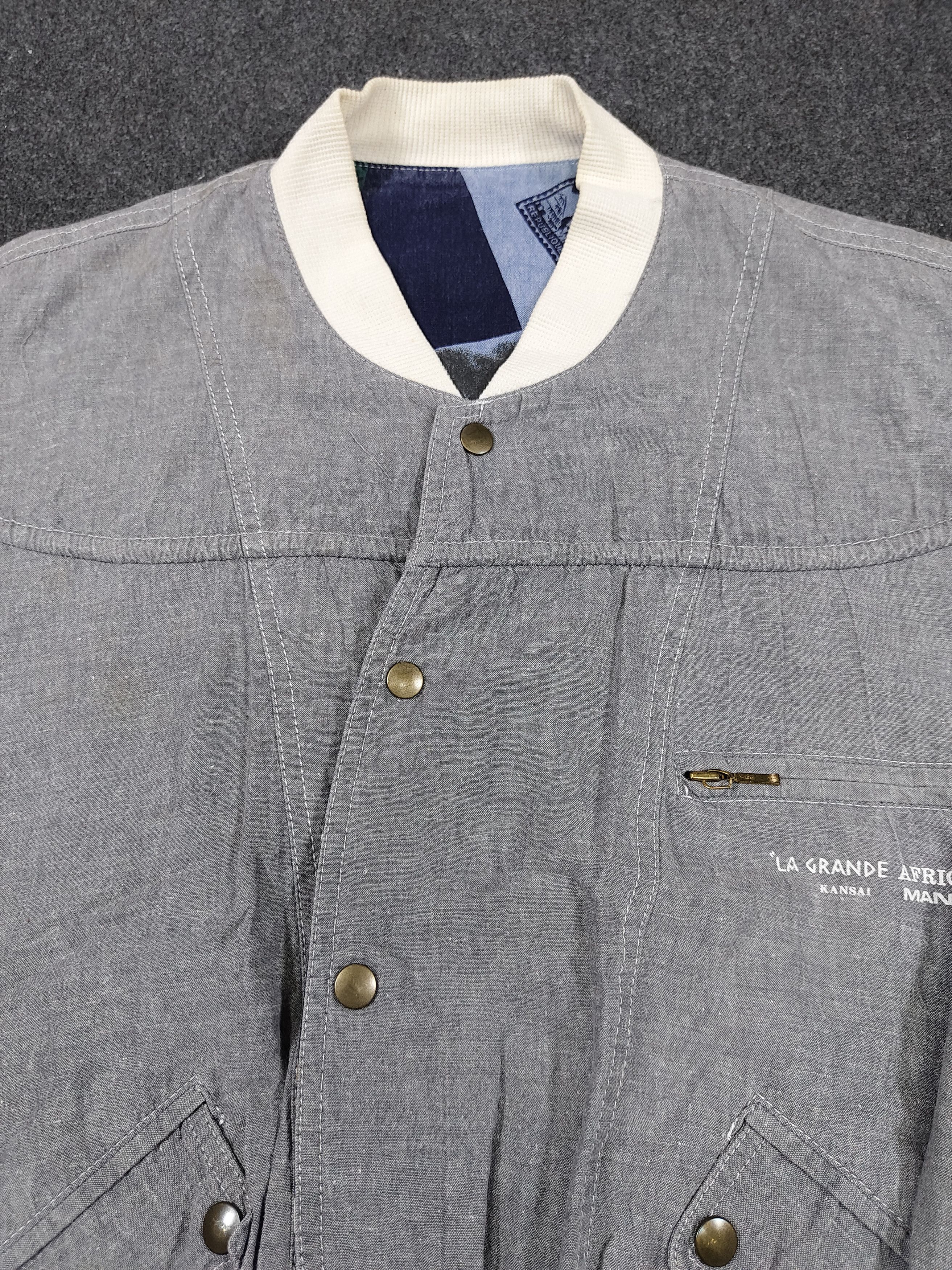 Kansai Yamamoto 🇯🇵Vtg Kansai Man 🇯🇵 La Grade Afrique Reversibel Jacket Size US M / EU 48-50 / 2 - 6 Thumbnail